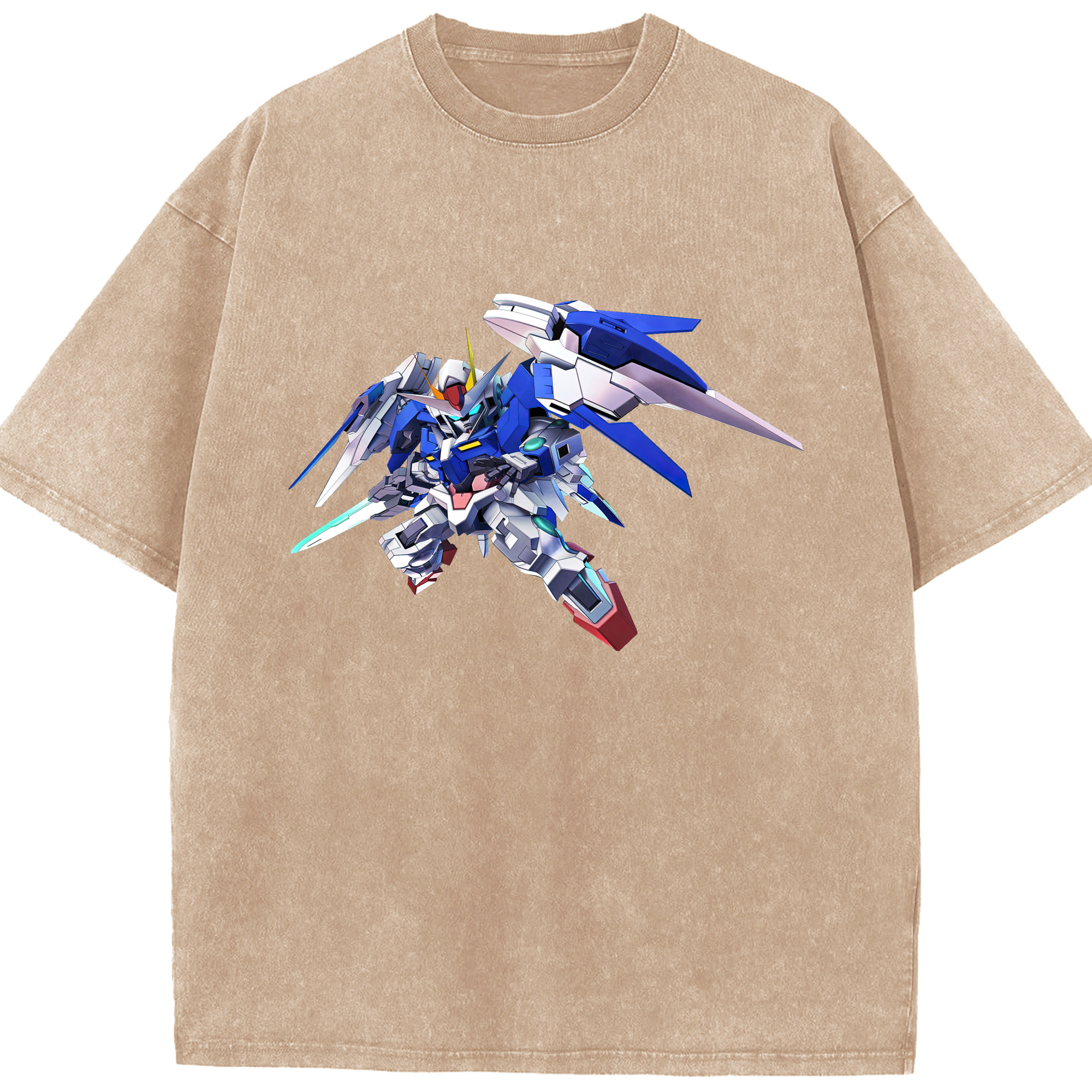 （画像用） 機動戦士ガンダム Mobile Suit Gundam 綿100% ヴィンテージ風 半袖Tシャツ（フロントプリント）