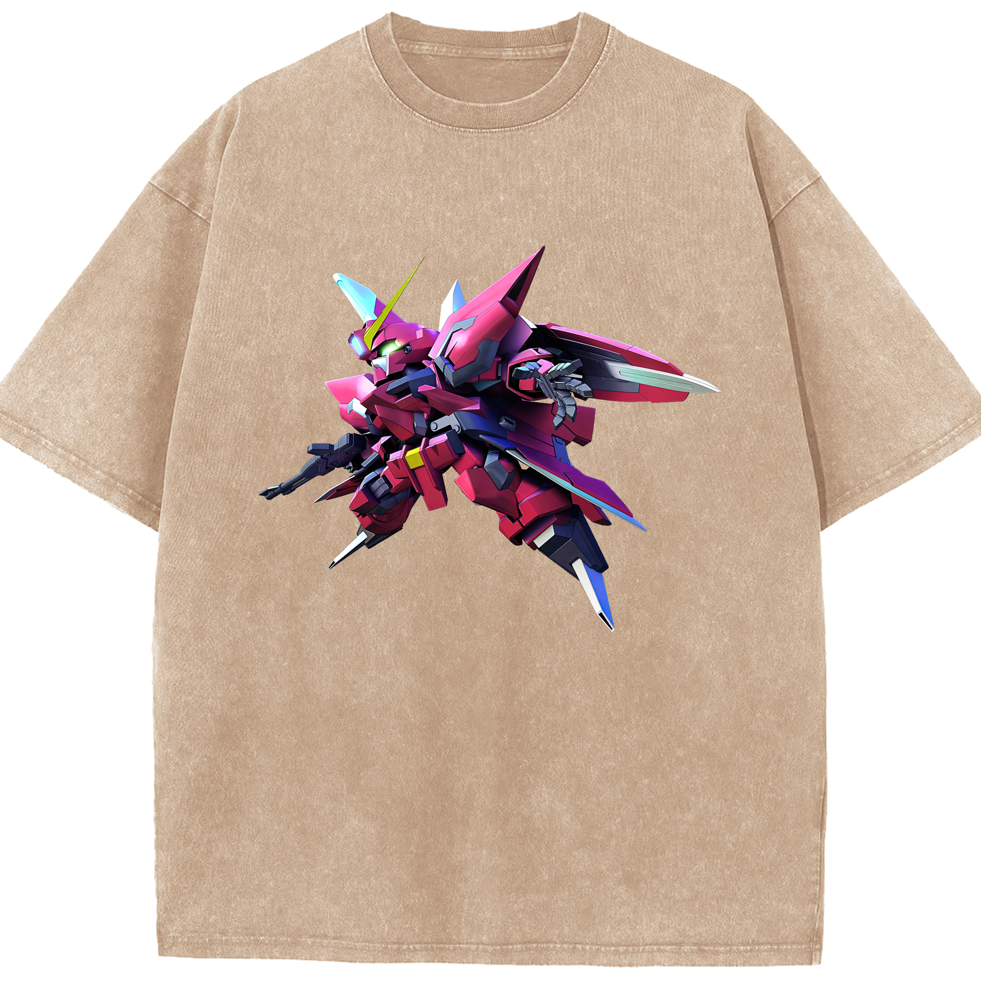 （画像用） 機動戦士ガンダム Mobile Suit Gundam 綿100% ヴィンテージ風 半袖Tシャツ（フロントプリント）