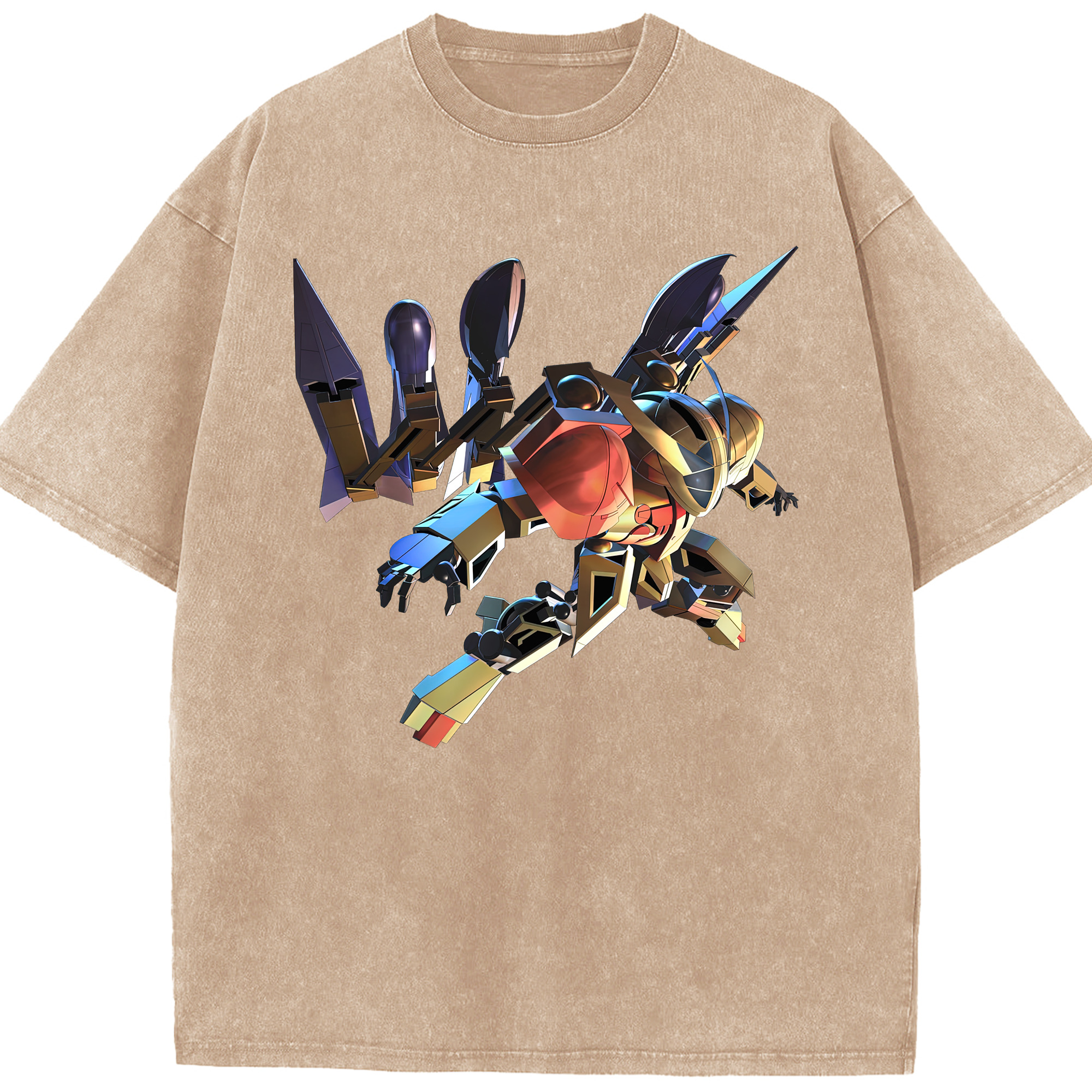 （画像用） 機動戦士ガンダム Mobile Suit Gundam 綿100% ヴィンテージ風 半袖Tシャツ（フロントプリント）