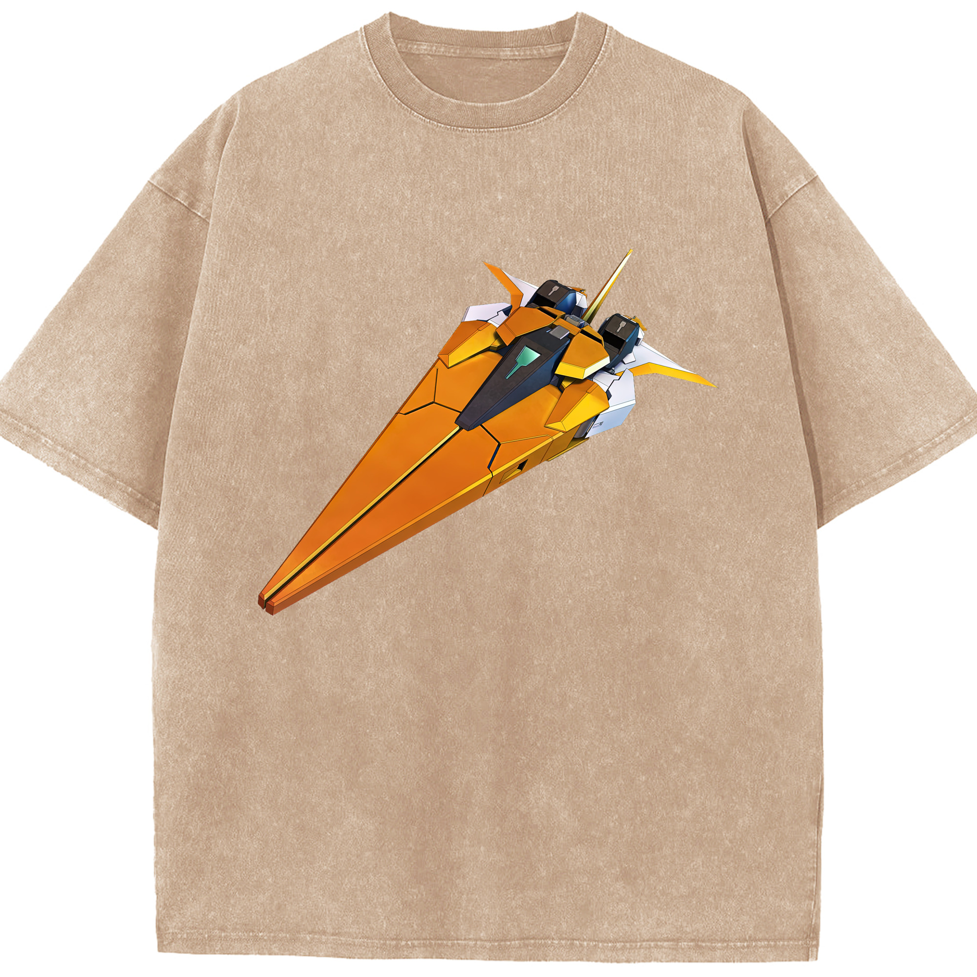 （画像用） 機動戦士ガンダム Mobile Suit Gundam 綿100% ヴィンテージ風 半袖Tシャツ（フロントプリント）