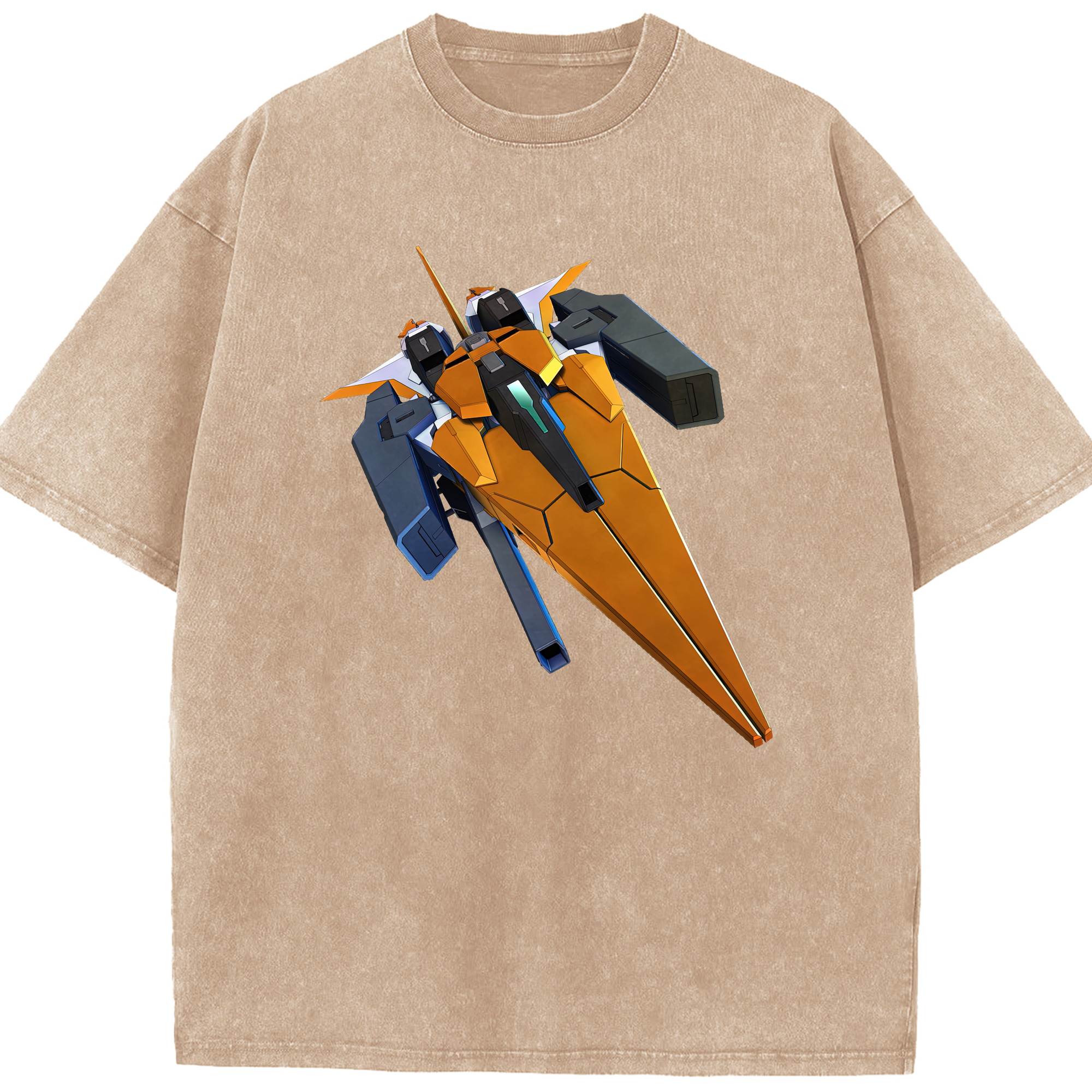 （画像用） 機動戦士ガンダム Mobile Suit Gundam 綿100% ヴィンテージ風 半袖Tシャツ（フロントプリント）