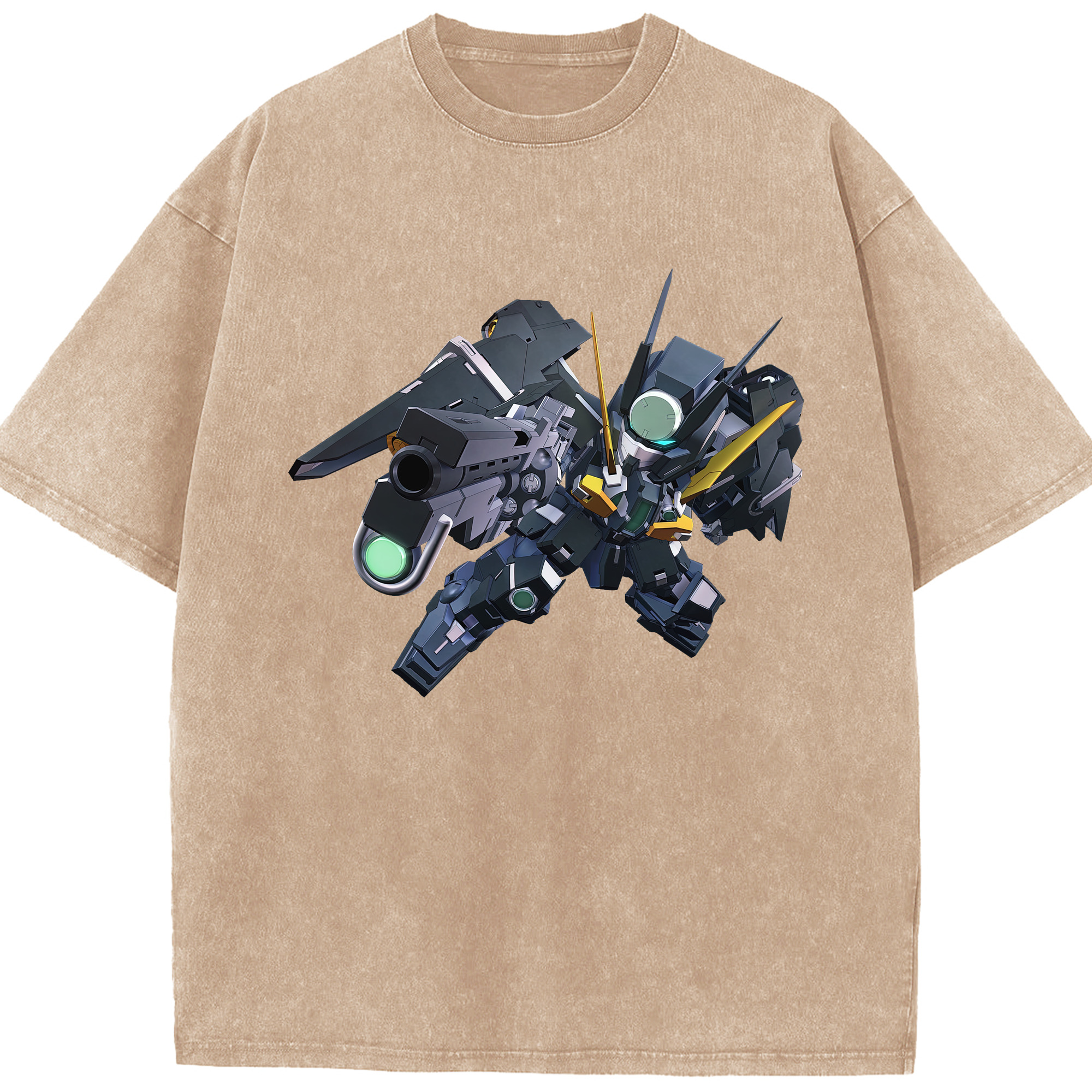 （画像用） 機動戦士ガンダム Mobile Suit Gundam 綿100% ヴィンテージ風 半袖Tシャツ（フロントプリント）