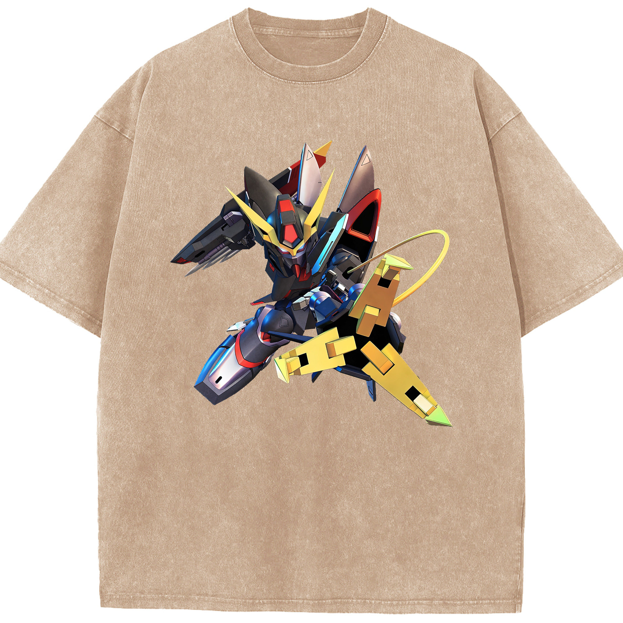 （画像用） 機動戦士ガンダム Mobile Suit Gundam 綿100% ヴィンテージ風 半袖Tシャツ（フロントプリント）