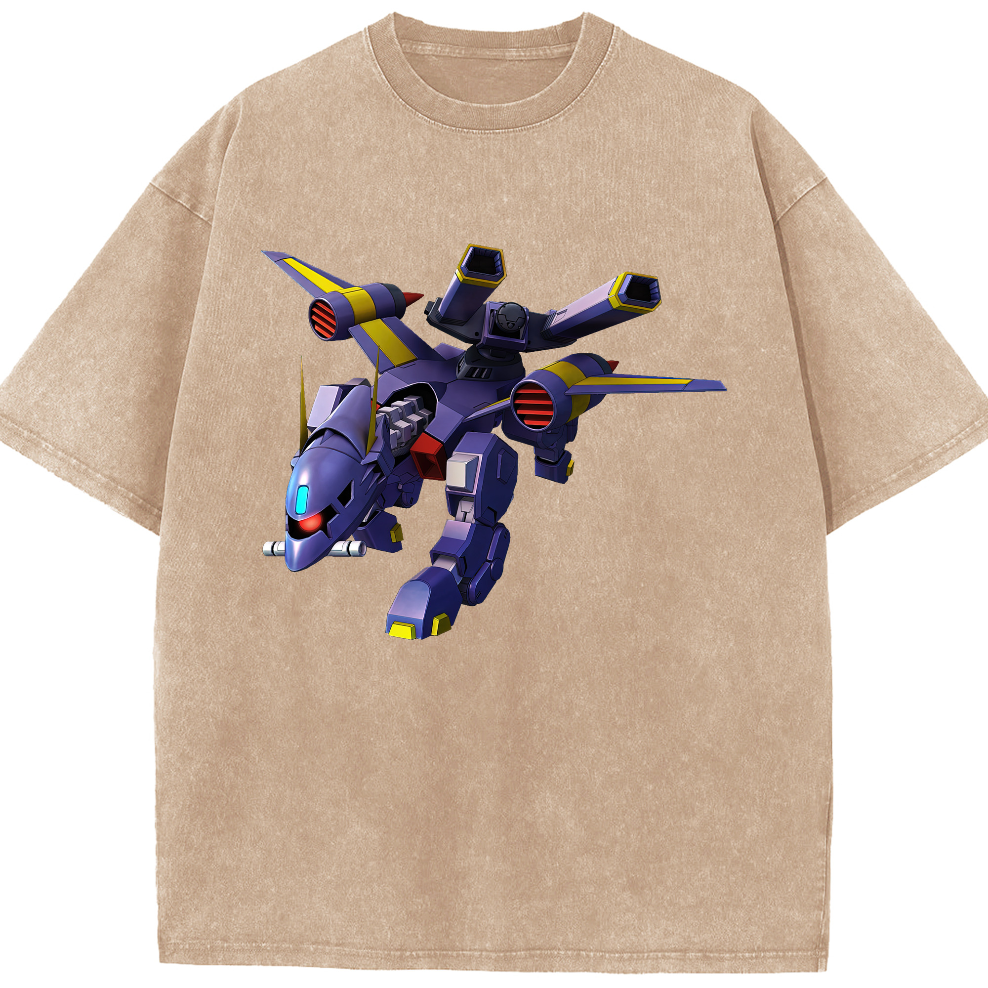 （画像用） 機動戦士ガンダム Mobile Suit Gundam 綿100% ヴィンテージ風 半袖Tシャツ（フロントプリント）