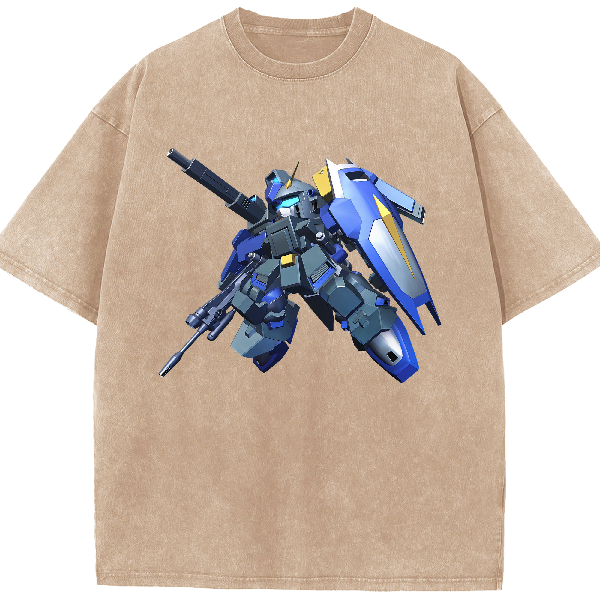 （画像用） 機動戦士ガンダム Mobile Suit Gundam 綿100% ヴィンテージ風 半袖Tシャツ（フロントプリント）