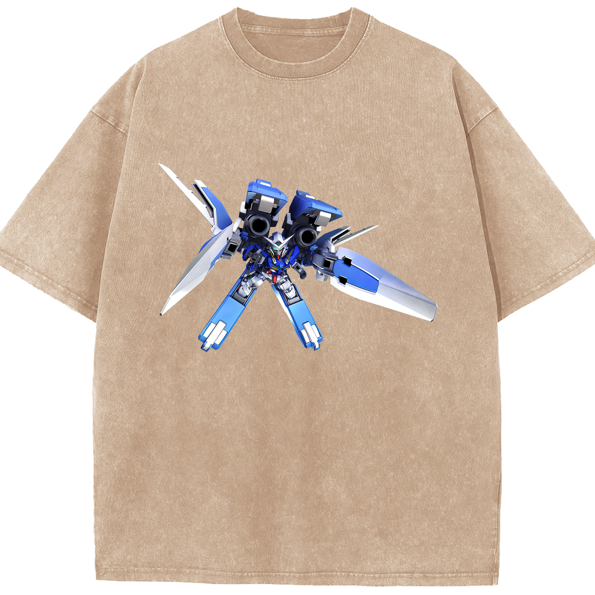 （画像用） 機動戦士ガンダム Mobile Suit Gundam 綿100% ヴィンテージ風 半袖Tシャツ（フロントプリント）