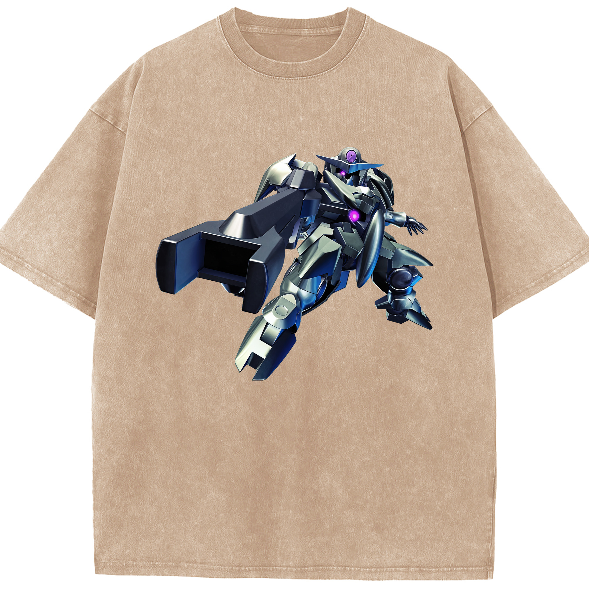 （画像用） 機動戦士ガンダム Mobile Suit Gundam 綿100% ヴィンテージ風 半袖Tシャツ（フロントプリント）