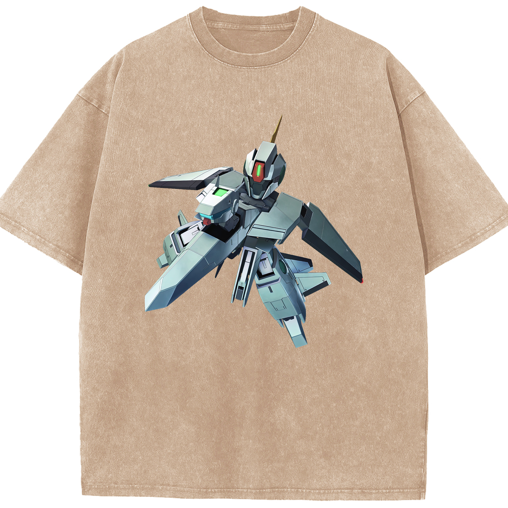 （画像用） 機動戦士ガンダム Mobile Suit Gundam 綿100% ヴィンテージ風 半袖Tシャツ（フロントプリント）