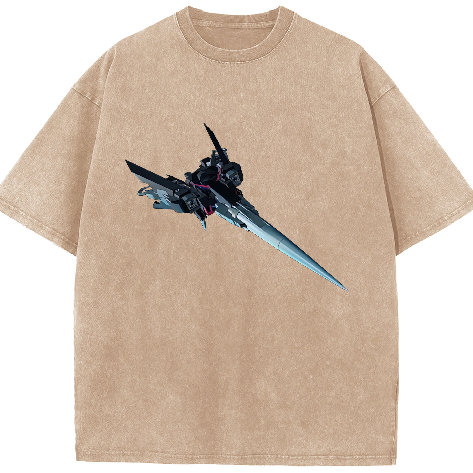 （画像用） 機動戦士ガンダム Mobile Suit Gundam 綿100% ヴィンテージ風 半袖Tシャツ（フロントプリント）