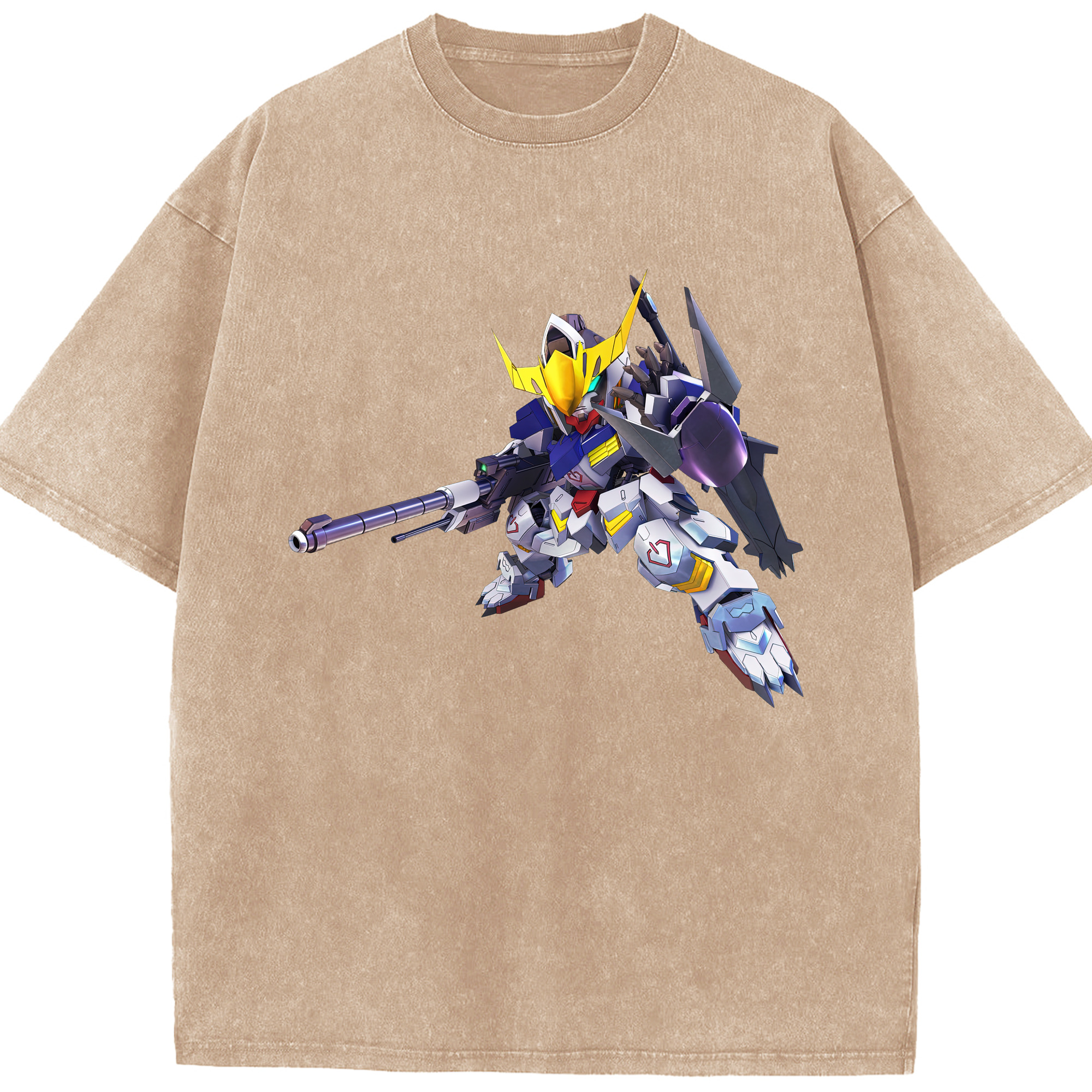 （画像用） 機動戦士ガンダム Mobile Suit Gundam 綿100% ヴィンテージ風 半袖Tシャツ（フロントプリント）