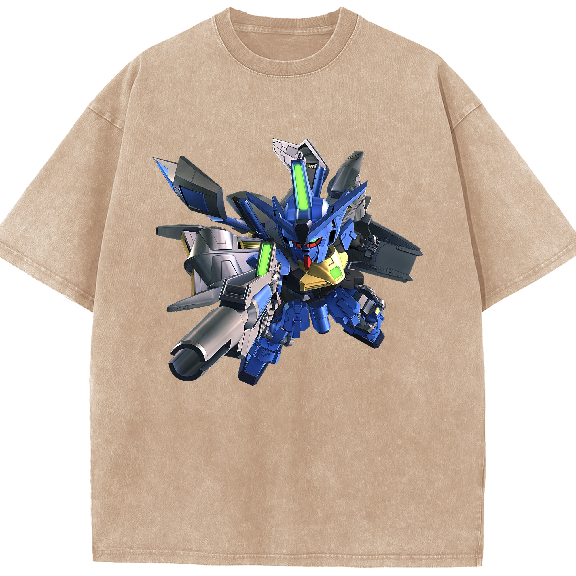 （画像用） 機動戦士ガンダム Mobile Suit Gundam 綿100% ヴィンテージ風 半袖Tシャツ（フロントプリント）