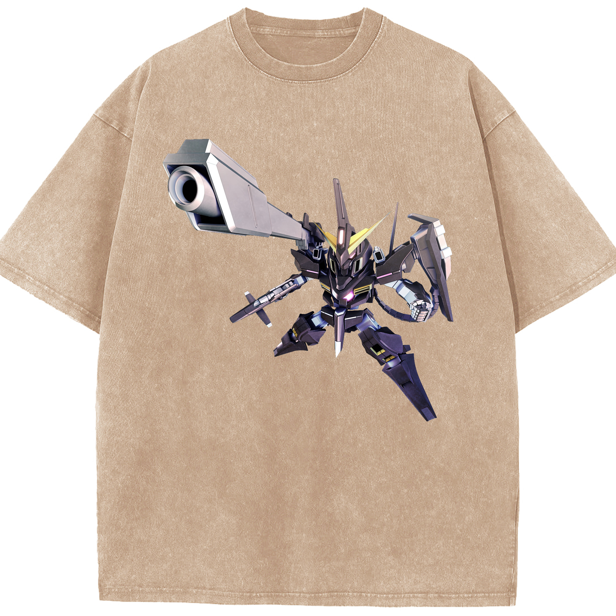 （画像用） 機動戦士ガンダム Mobile Suit Gundam 綿100% ヴィンテージ風 半袖Tシャツ（フロントプリント）