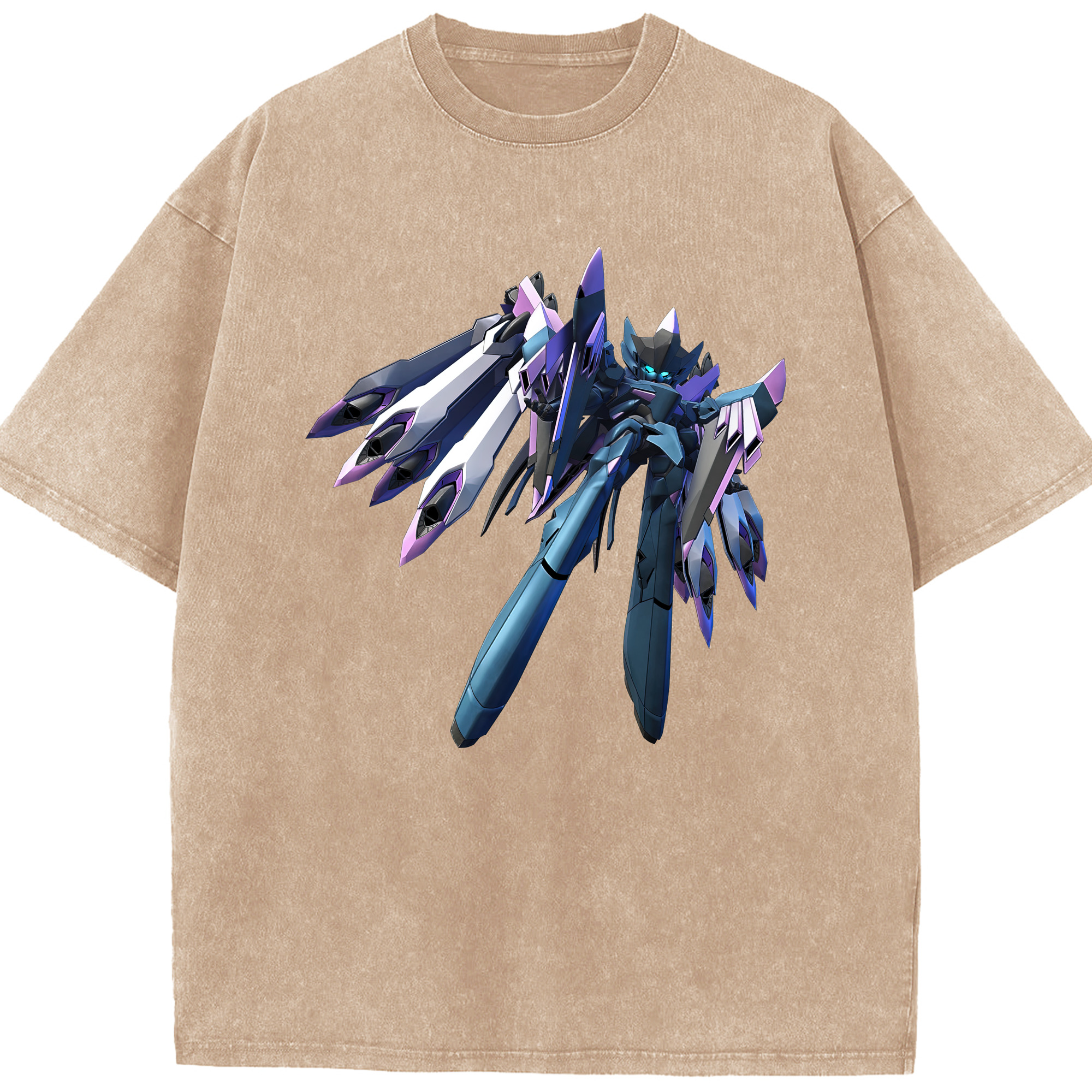 （画像用） 機動戦士ガンダム Mobile Suit Gundam 綿100% ヴィンテージ風 半袖Tシャツ（フロントプリント）