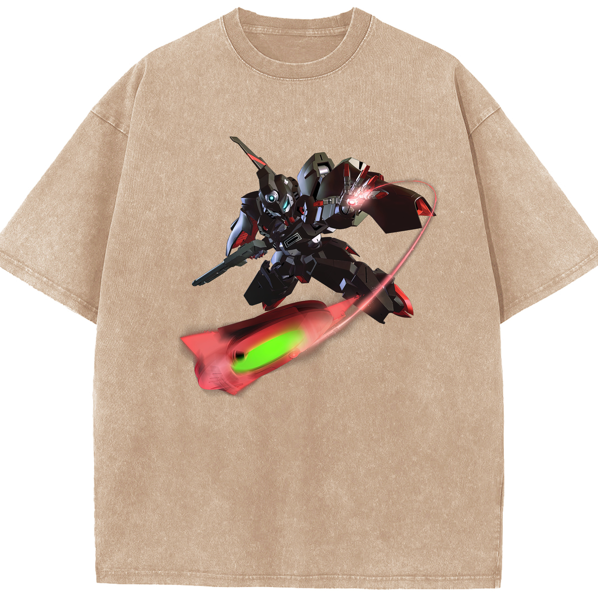 （画像用） 機動戦士ガンダム Mobile Suit Gundam 綿100% ヴィンテージ風 半袖Tシャツ（フロントプリント）