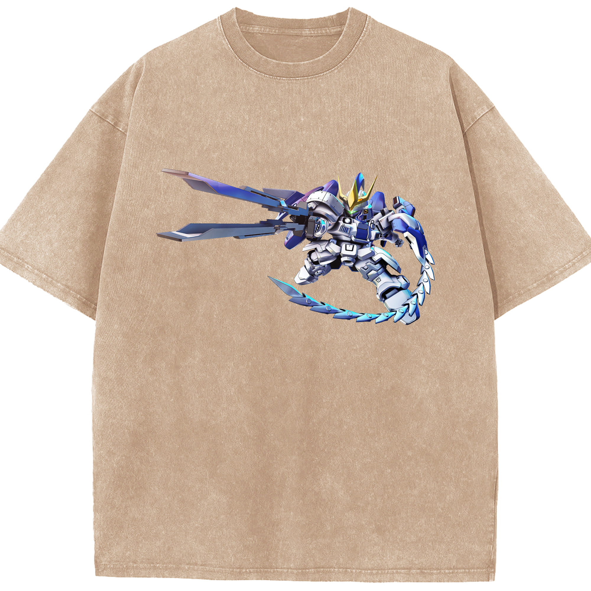 （画像用） 機動戦士ガンダム Mobile Suit Gundam 綿100% ヴィンテージ風 半袖Tシャツ（フロントプリント）