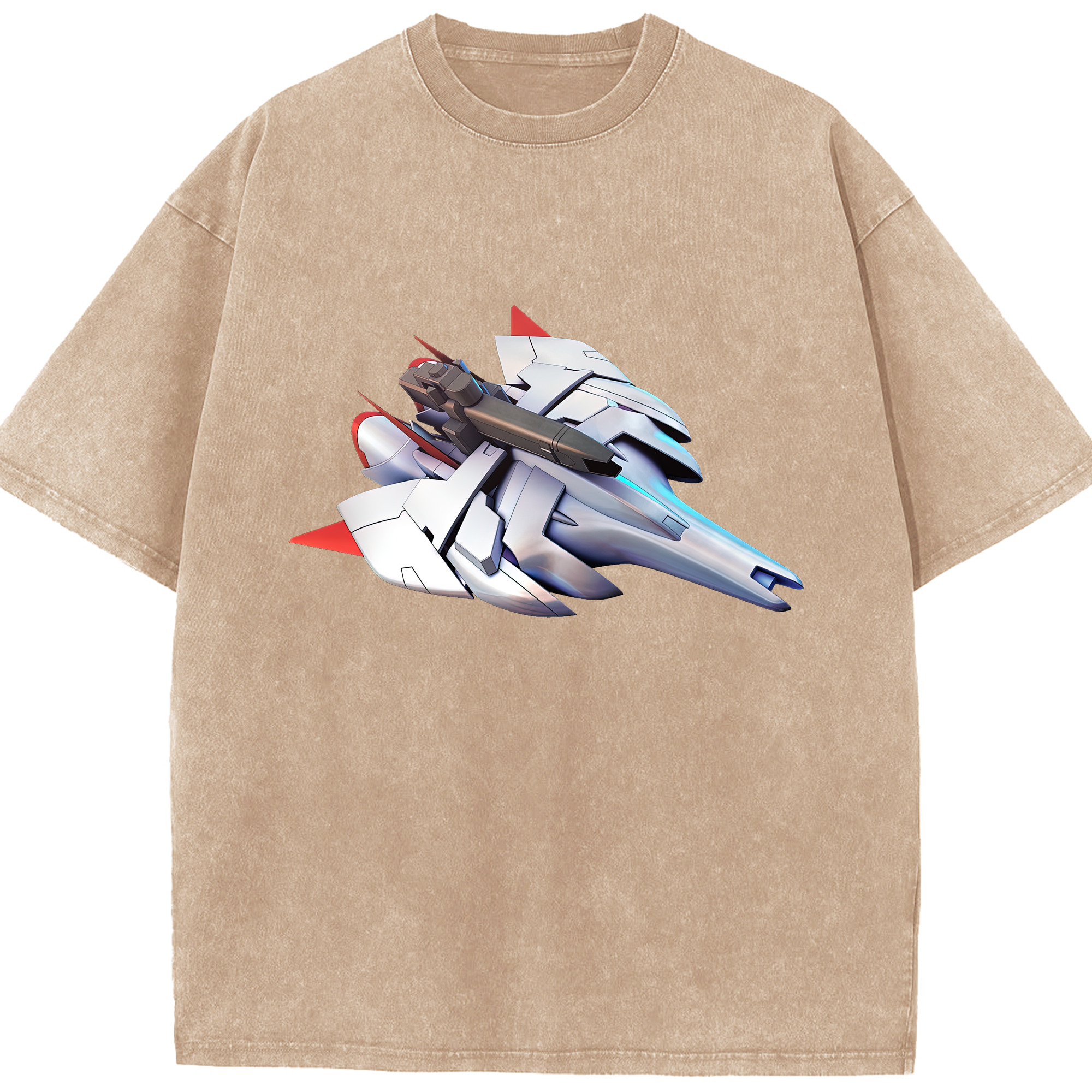 （画像用） 機動戦士ガンダム Mobile Suit Gundam 綿100% ヴィンテージ風 半袖Tシャツ（フロントプリント）