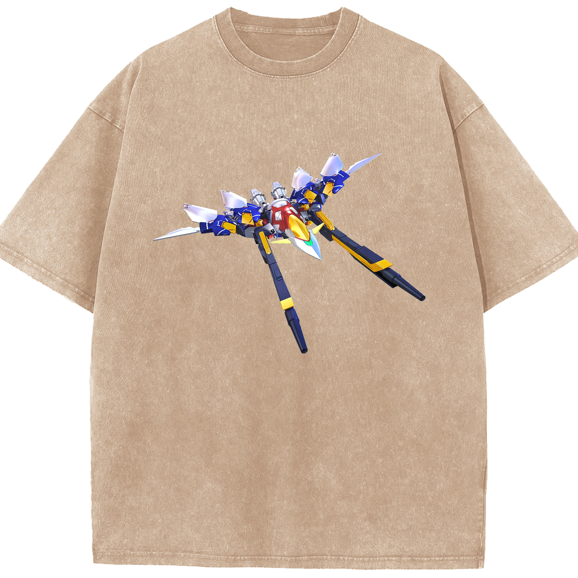 （画像用） 機動戦士ガンダム Mobile Suit Gundam 綿100% ヴィンテージ風 半袖Tシャツ（フロントプリント）