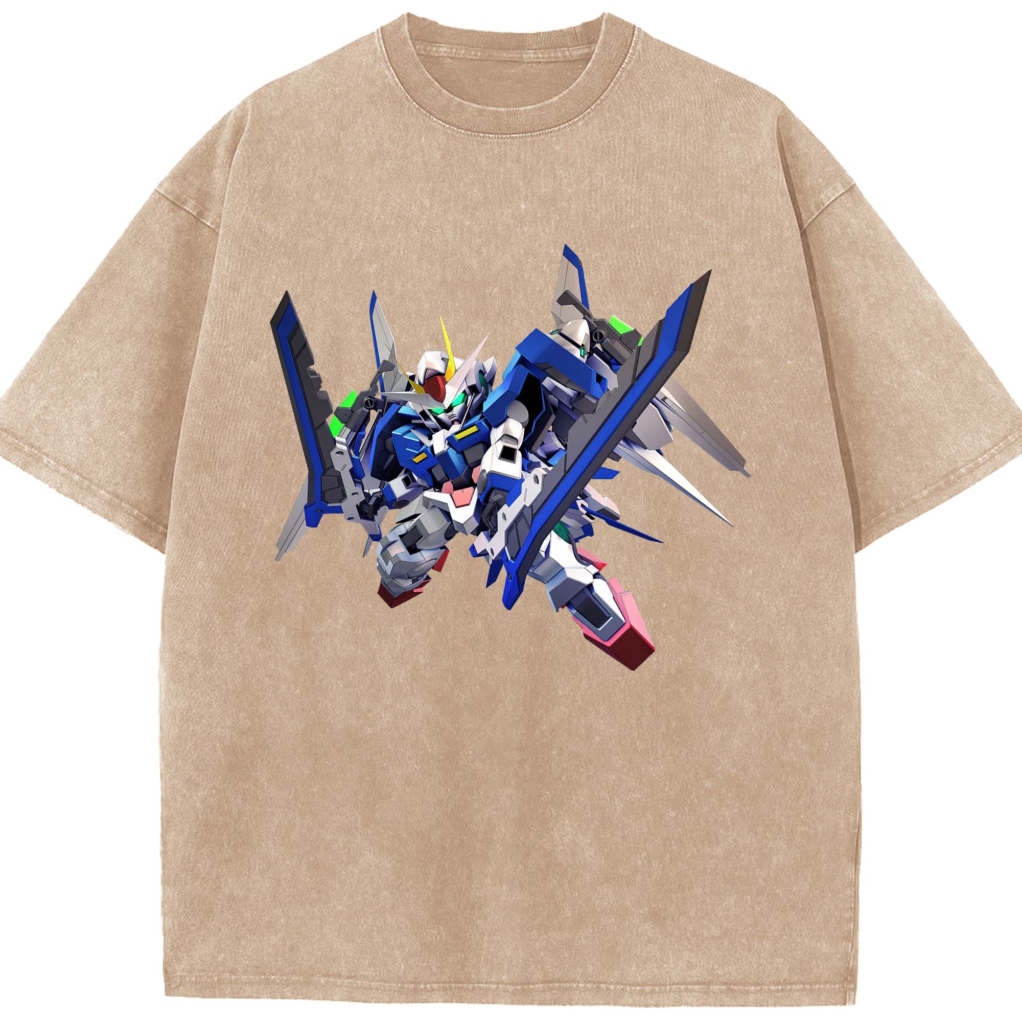 （画像用） 機動戦士ガンダム Mobile Suit Gundam 綿100% ヴィンテージ風 半袖Tシャツ（フロントプリント）