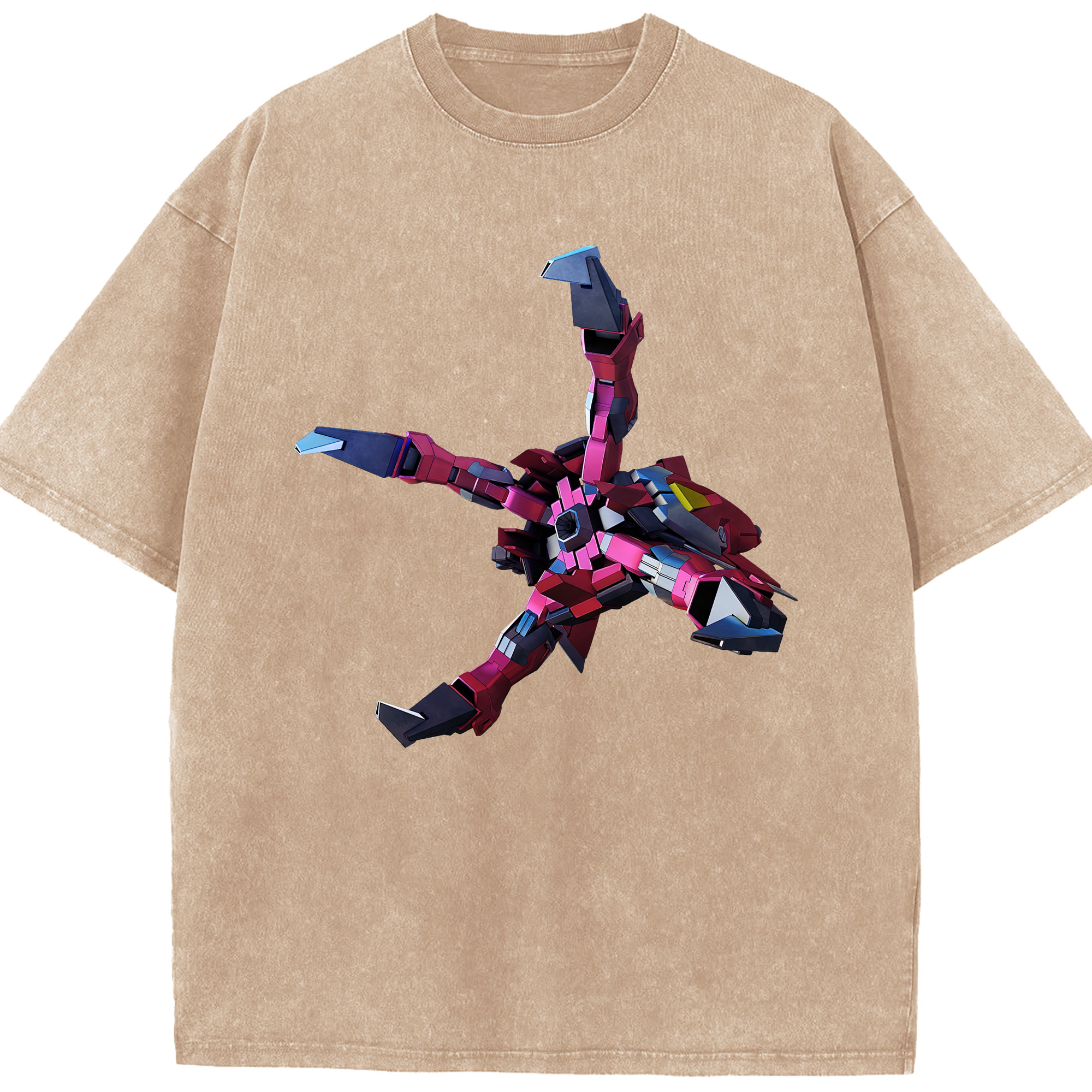 （画像用） 機動戦士ガンダム Mobile Suit Gundam 綿100% ヴィンテージ風 半袖Tシャツ（フロントプリント）