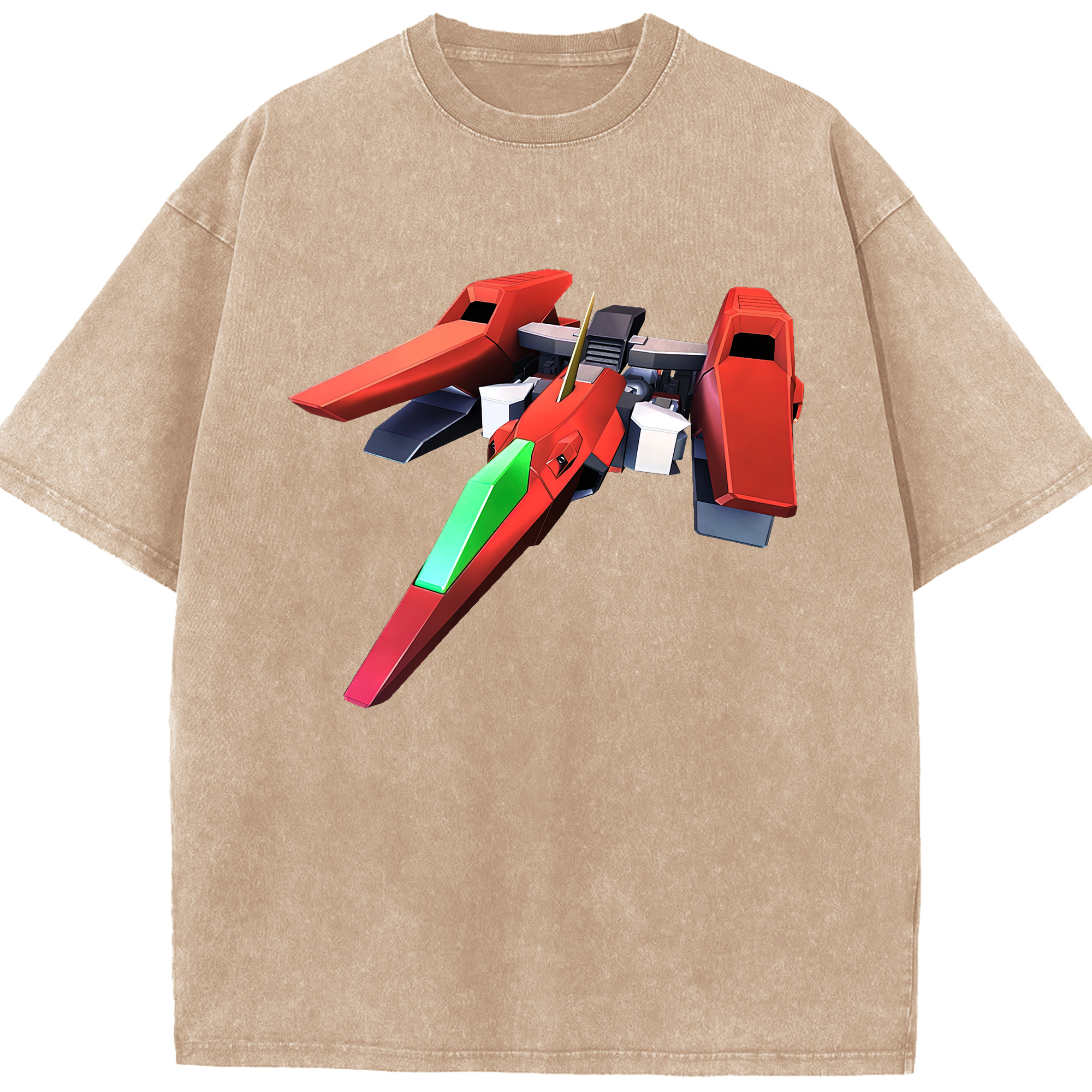 （画像用） 機動戦士ガンダム Mobile Suit Gundam 綿100% ヴィンテージ風 半袖Tシャツ（フロントプリント）
