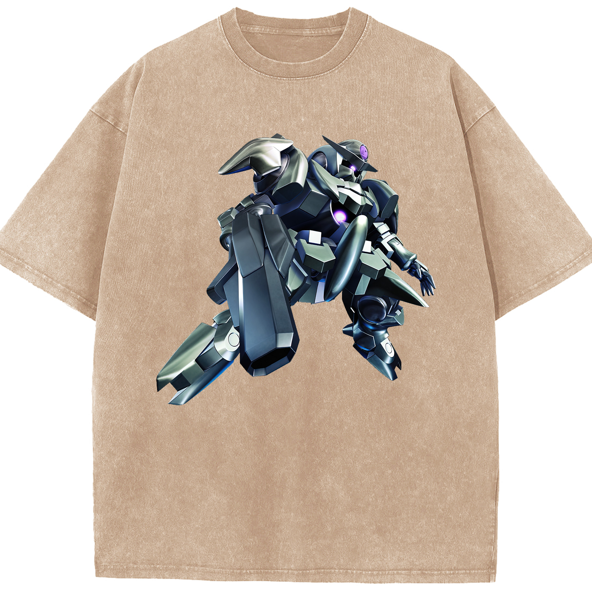 （画像用） 機動戦士ガンダム Mobile Suit Gundam 綿100% ヴィンテージ風 半袖Tシャツ（フロントプリント）