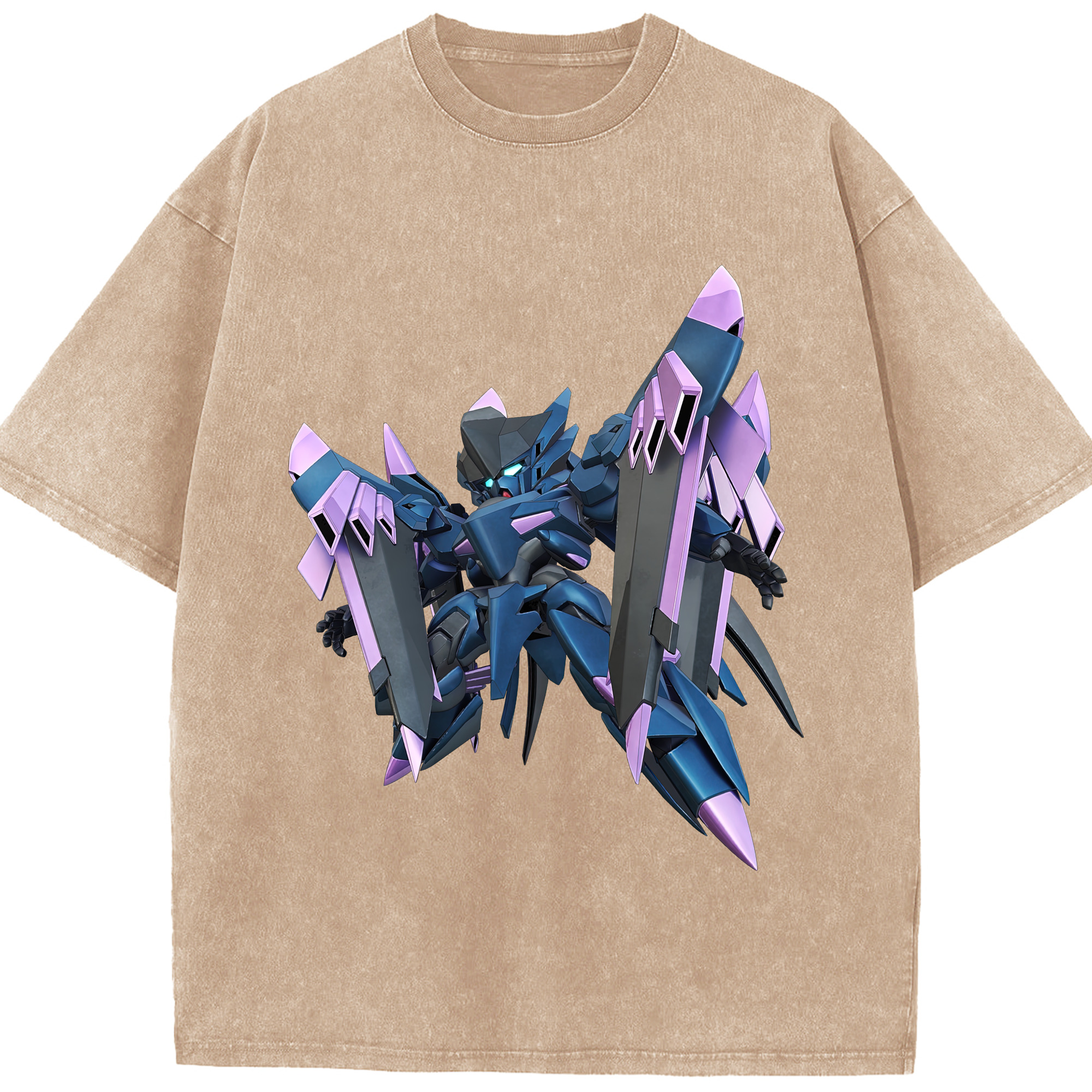 （画像用） 機動戦士ガンダム Mobile Suit Gundam 綿100% ヴィンテージ風 半袖Tシャツ（フロントプリント）