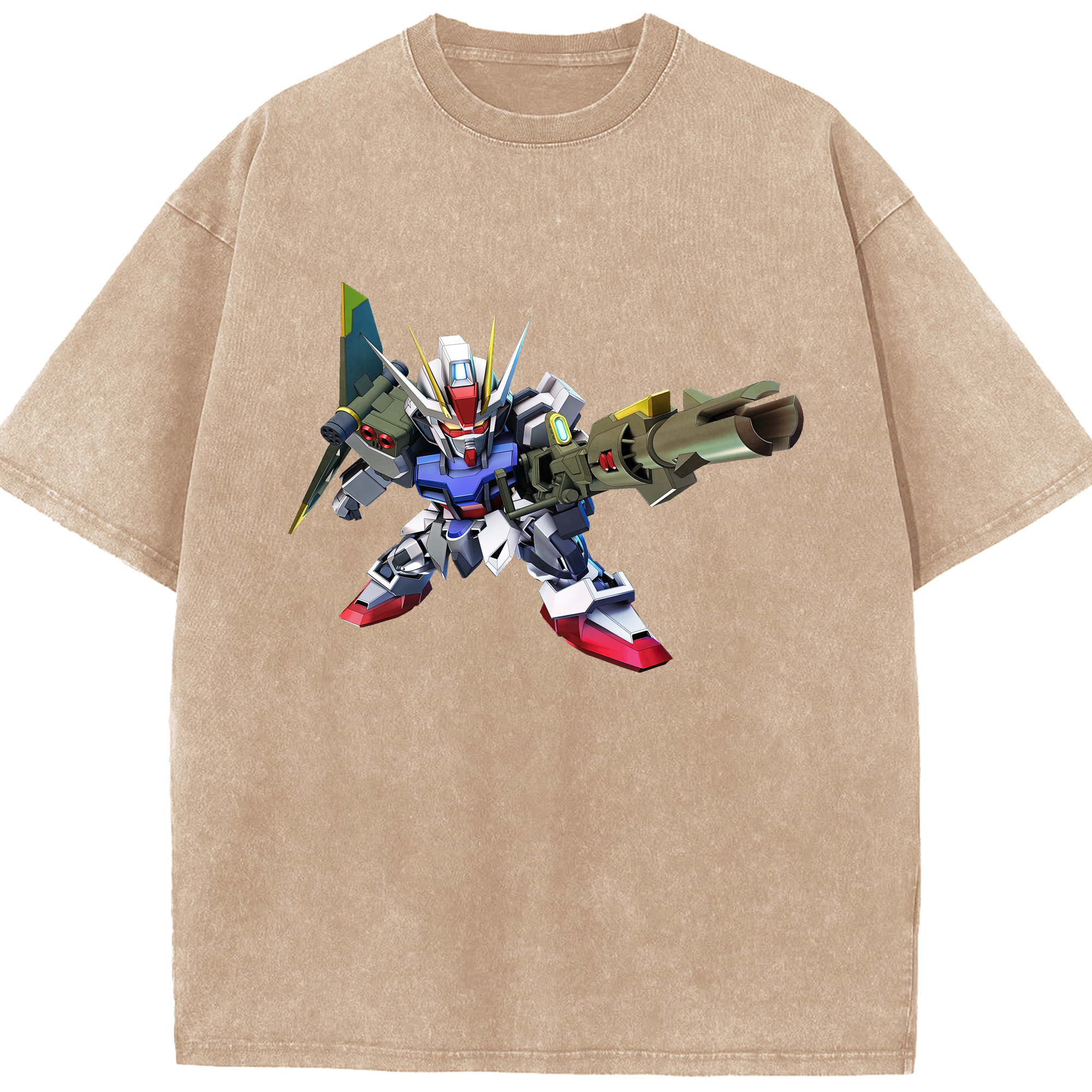 （画像用） 機動戦士ガンダム Mobile Suit Gundam 綿100% ヴィンテージ風 半袖Tシャツ（フロントプリント）