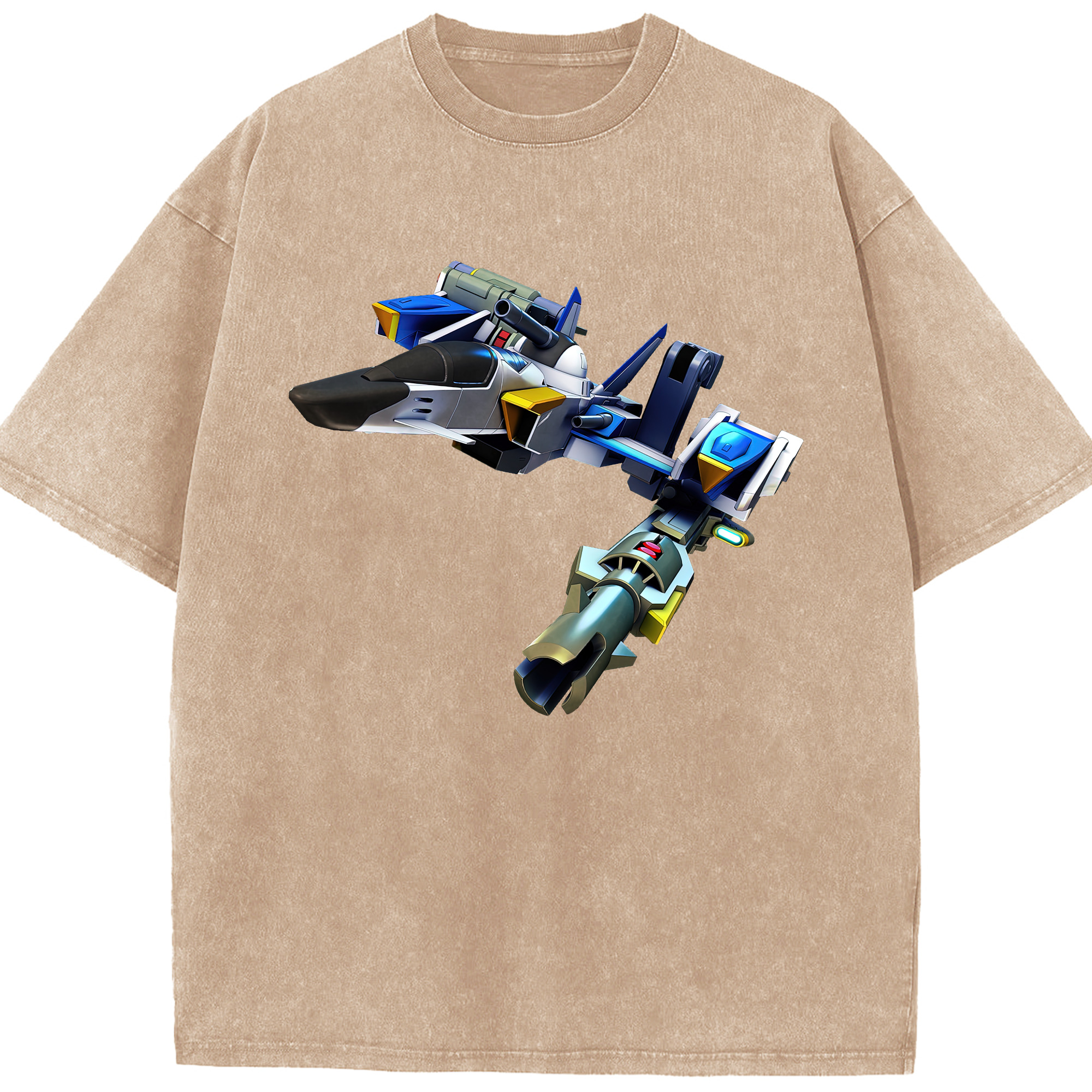 （画像用） 機動戦士ガンダム Mobile Suit Gundam 綿100% ヴィンテージ風 半袖Tシャツ（フロントプリント）
