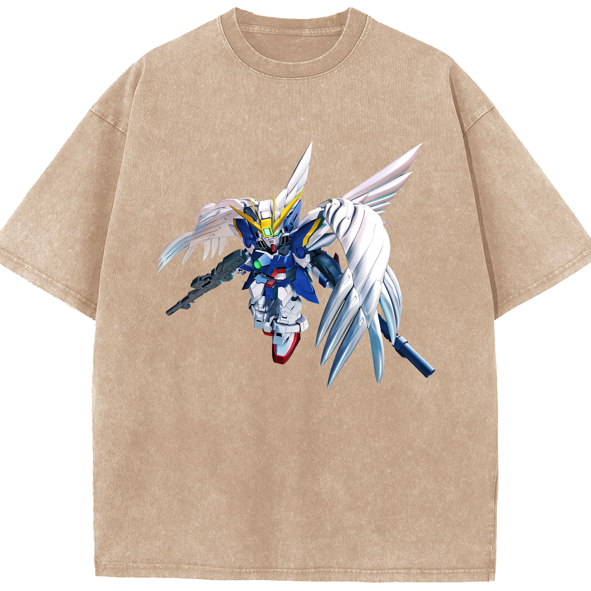 （画像用） 機動戦士ガンダム Mobile Suit Gundam 綿100% ヴィンテージ風 半袖Tシャツ（フロントプリント）