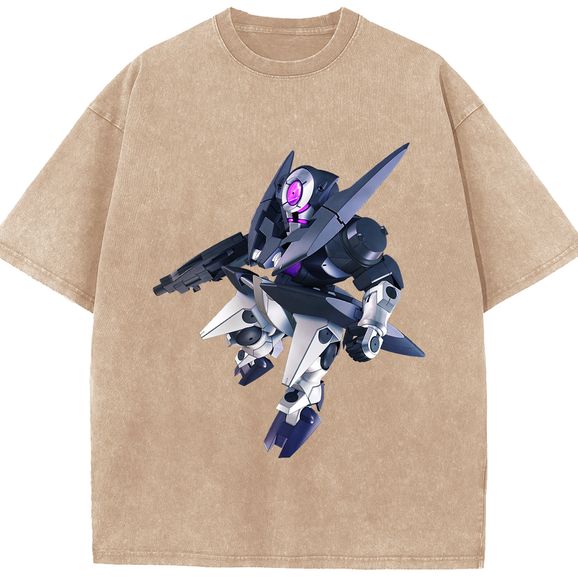 （画像用） 機動戦士ガンダム Mobile Suit Gundam 綿100% ヴィンテージ風 半袖Tシャツ（フロントプリント）