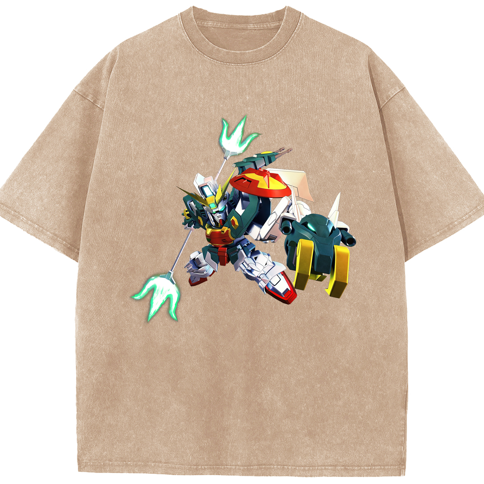 （画像用） 機動戦士ガンダム Mobile Suit Gundam 綿100% ヴィンテージ風 半袖Tシャツ（フロントプリント）