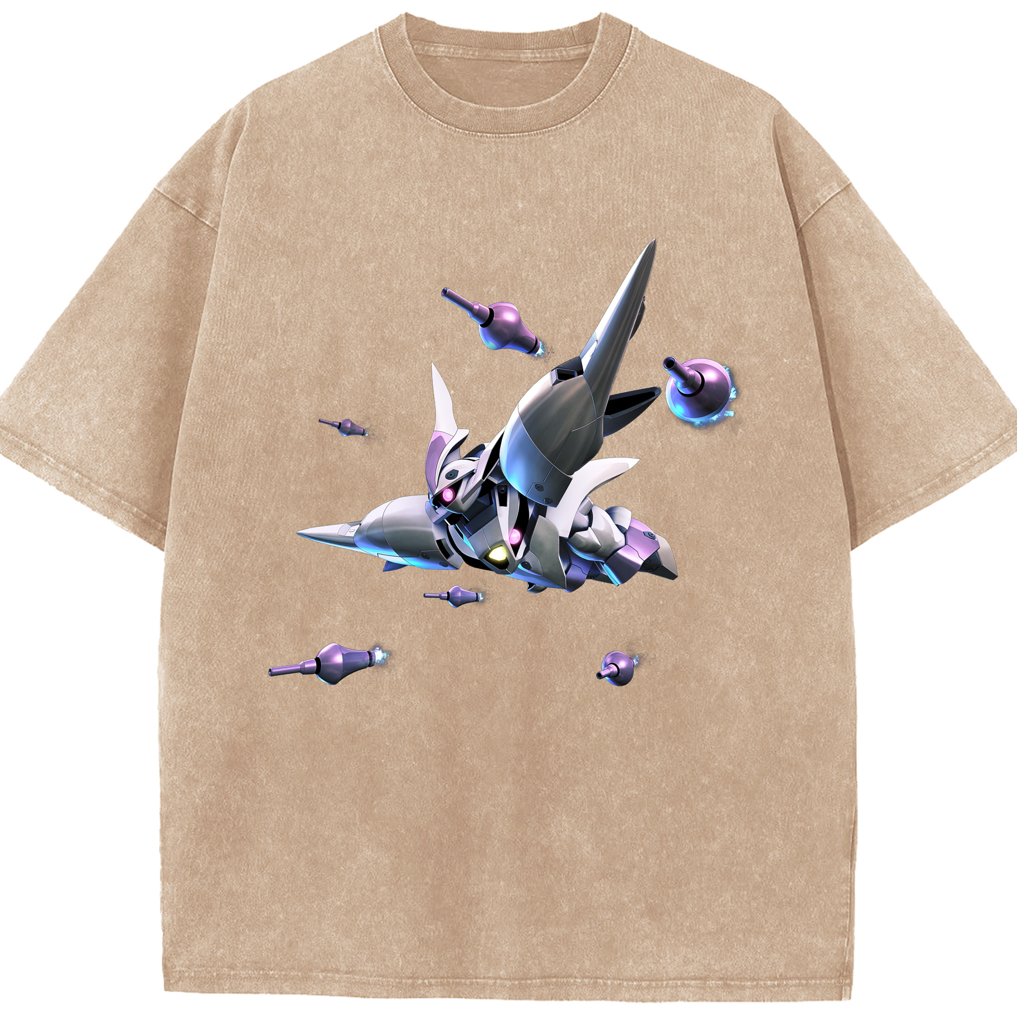 （画像用） 機動戦士ガンダム Mobile Suit Gundam 綿100% ヴィンテージ風 半袖Tシャツ（フロントプリント）