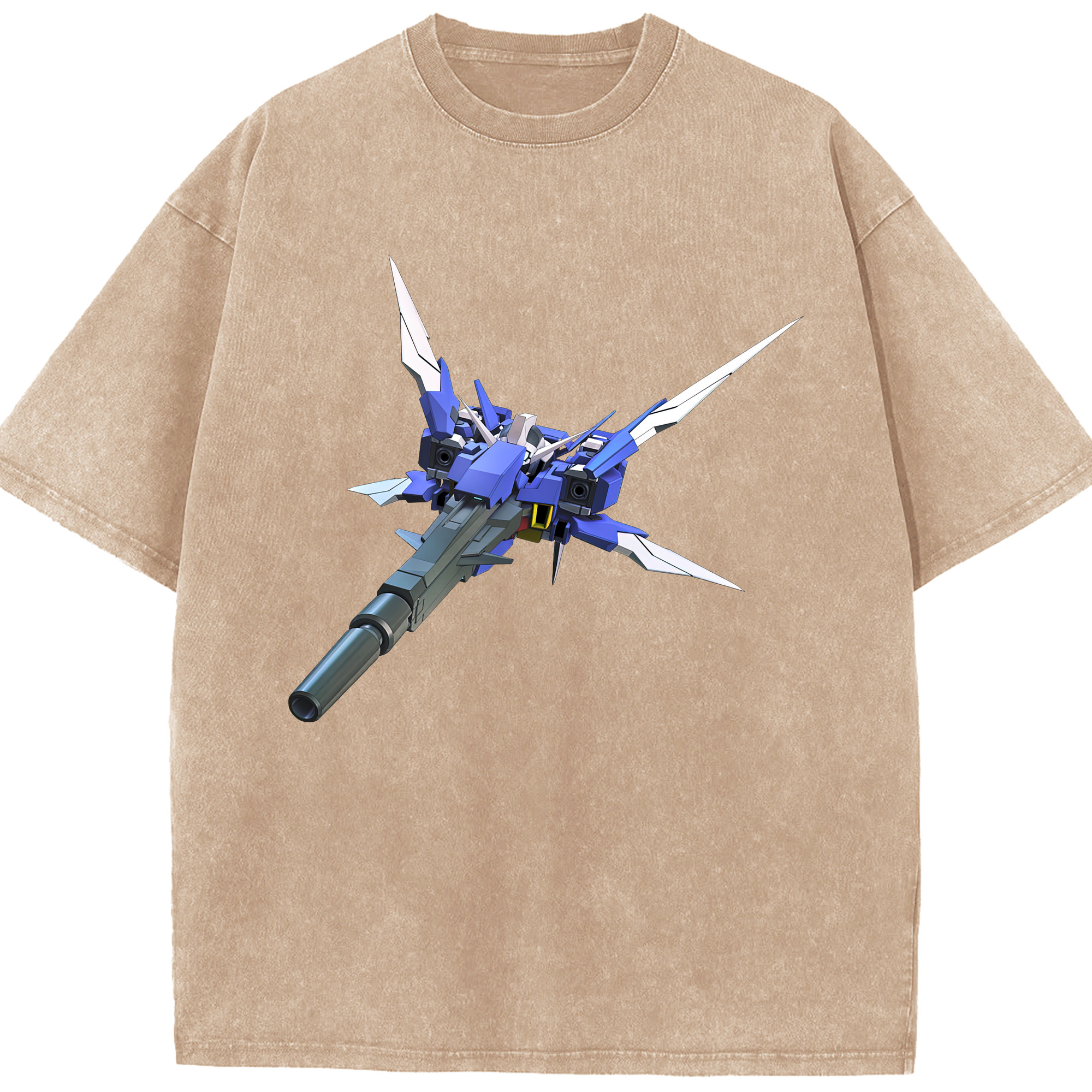 （画像用） 機動戦士ガンダム Mobile Suit Gundam 綿100% ヴィンテージ風 半袖Tシャツ（フロントプリント）