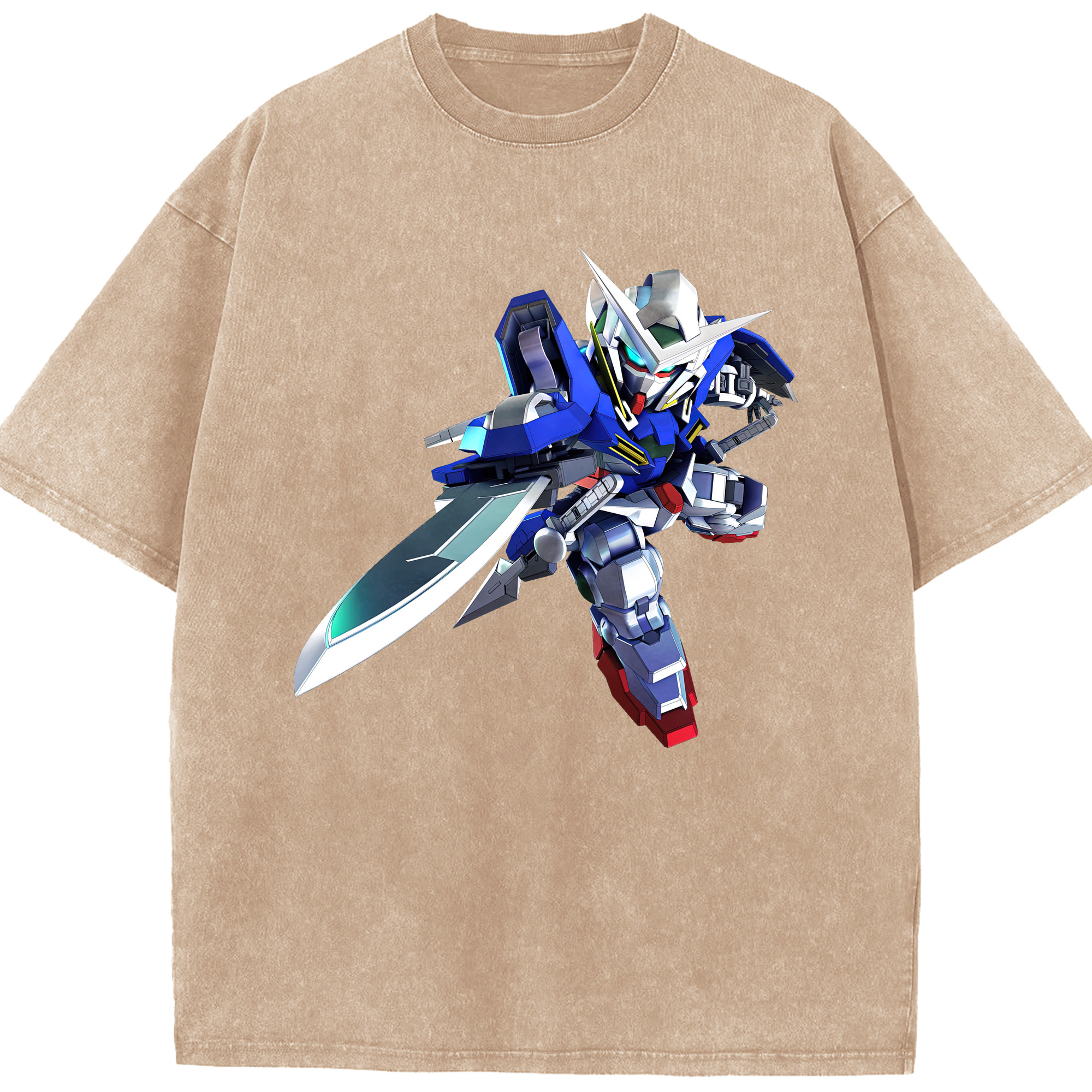 （画像用） 機動戦士ガンダム Mobile Suit Gundam 綿100% ヴィンテージ風 半袖Tシャツ（フロントプリント）
