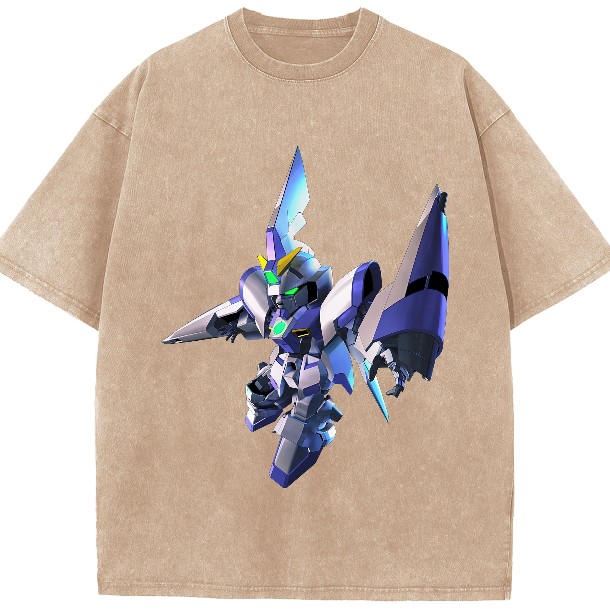 （画像用） 機動戦士ガンダム Mobile Suit Gundam 綿100% ヴィンテージ風 半袖Tシャツ（フロントプリント）