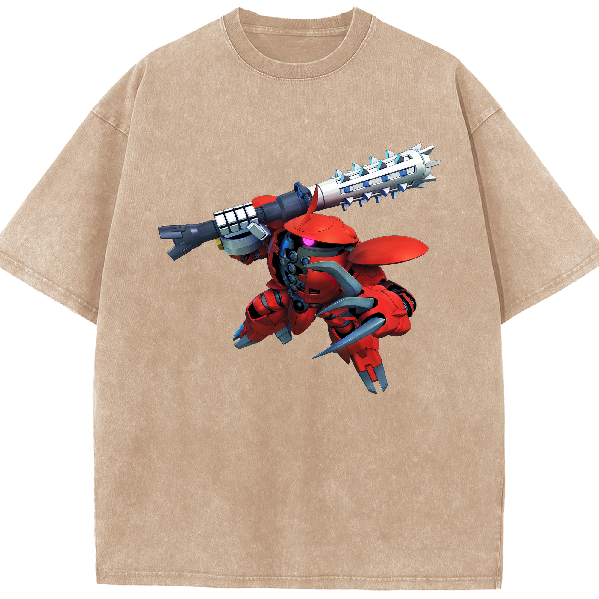 （画像用） 機動戦士ガンダム Mobile Suit Gundam 綿100% ヴィンテージ風 半袖Tシャツ（フロントプリント）