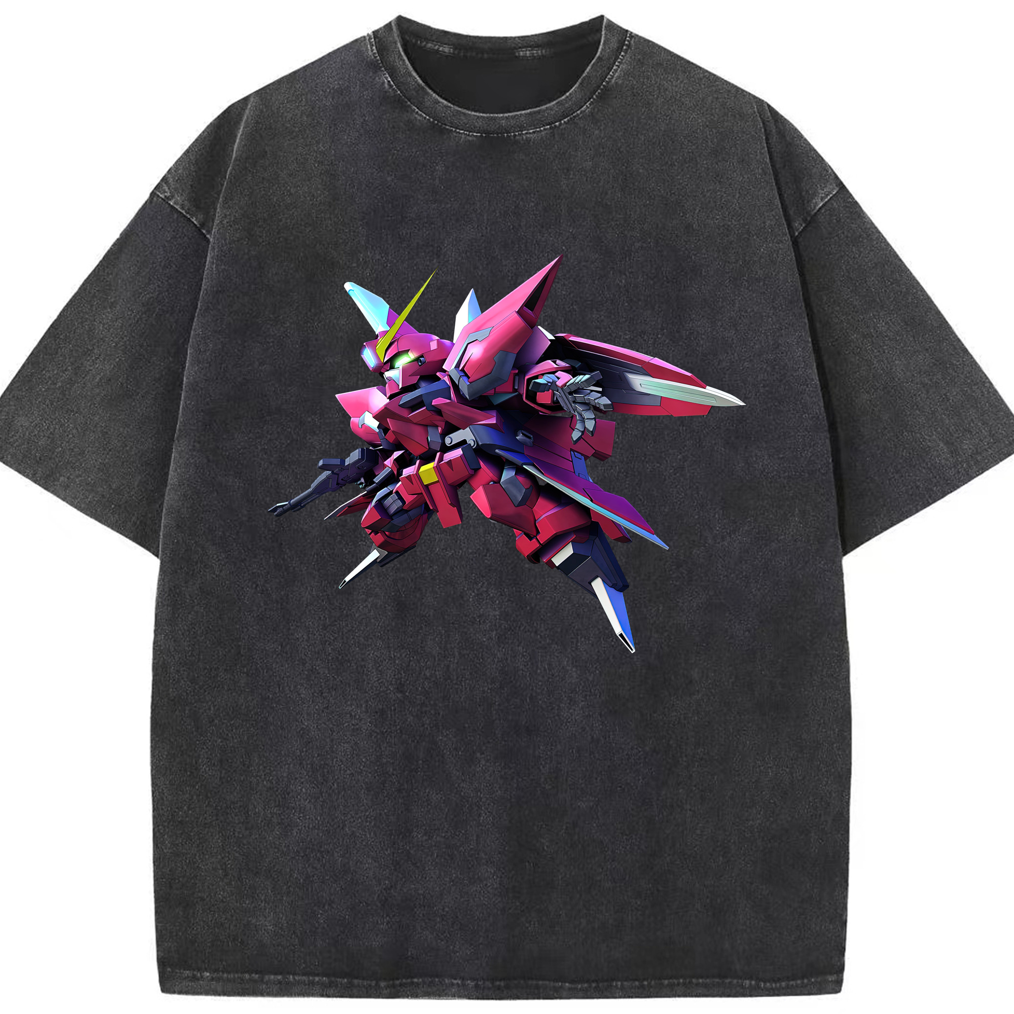 （画像用） 機動戦士ガンダム Mobile Suit Gundam 綿100% ヴィンテージ風 半袖Tシャツ（フロントプリント）