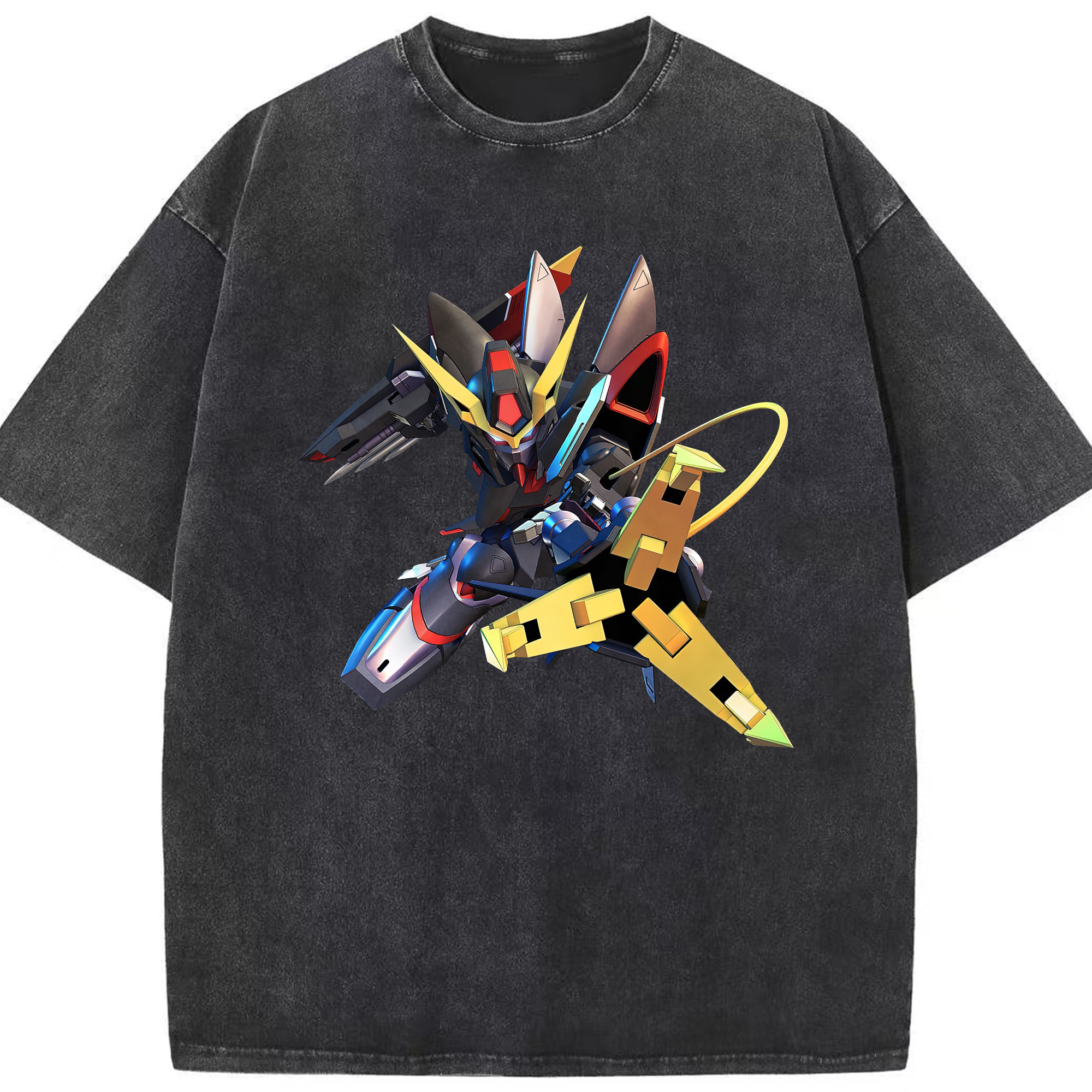 （画像用） 機動戦士ガンダム Mobile Suit Gundam 綿100% ヴィンテージ風 半袖Tシャツ（フロントプリント）