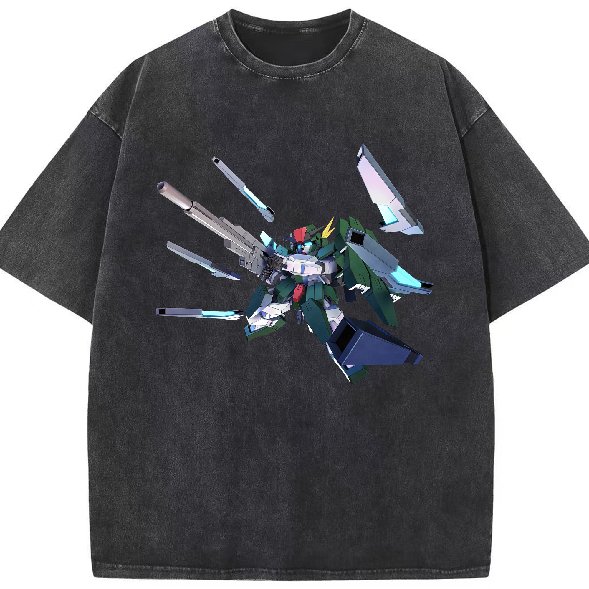 （画像用） 機動戦士ガンダム Mobile Suit Gundam 綿100% ヴィンテージ風 半袖Tシャツ（フロントプリント）