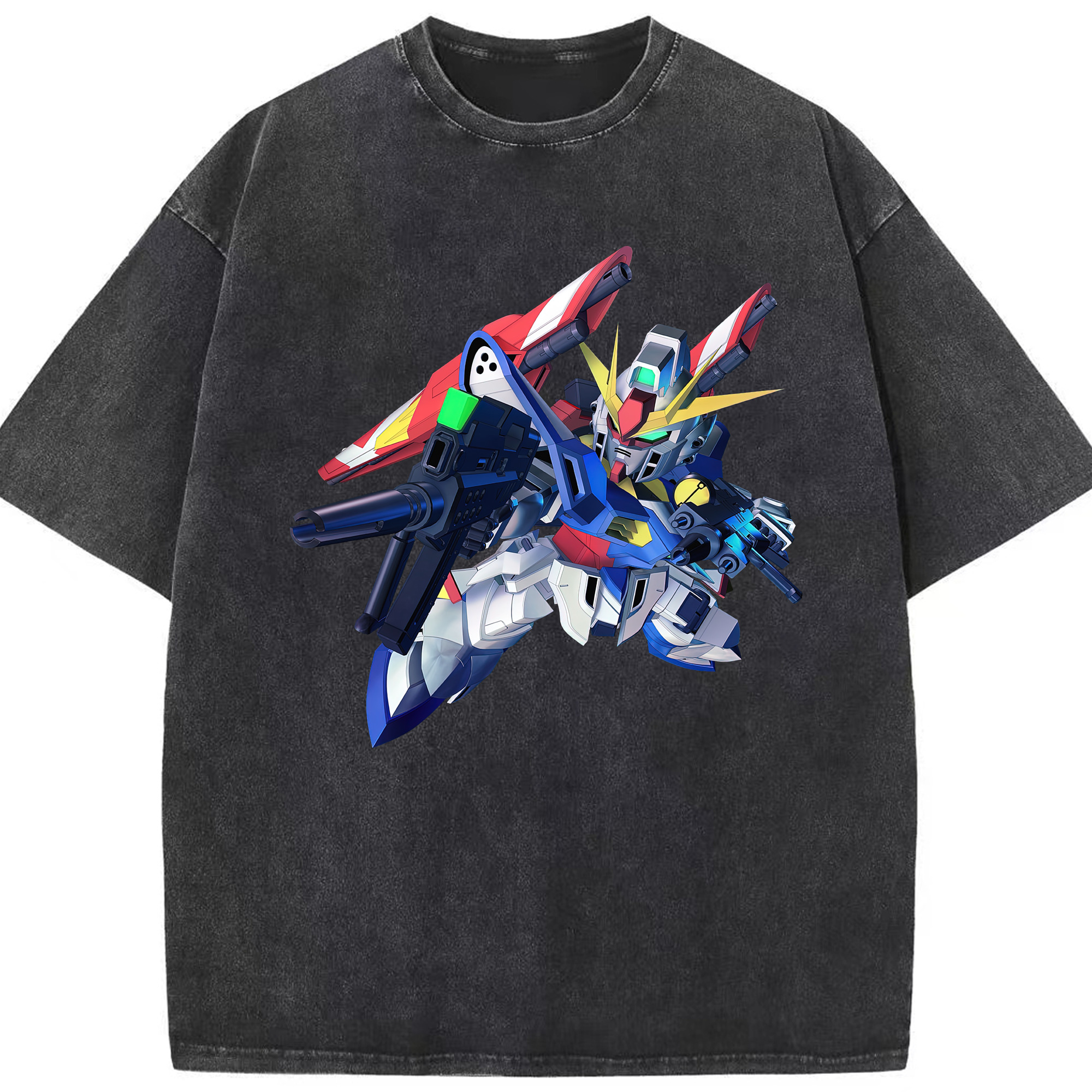 （画像用） 機動戦士ガンダム Mobile Suit Gundam 綿100% ヴィンテージ風 半袖Tシャツ（フロントプリント）