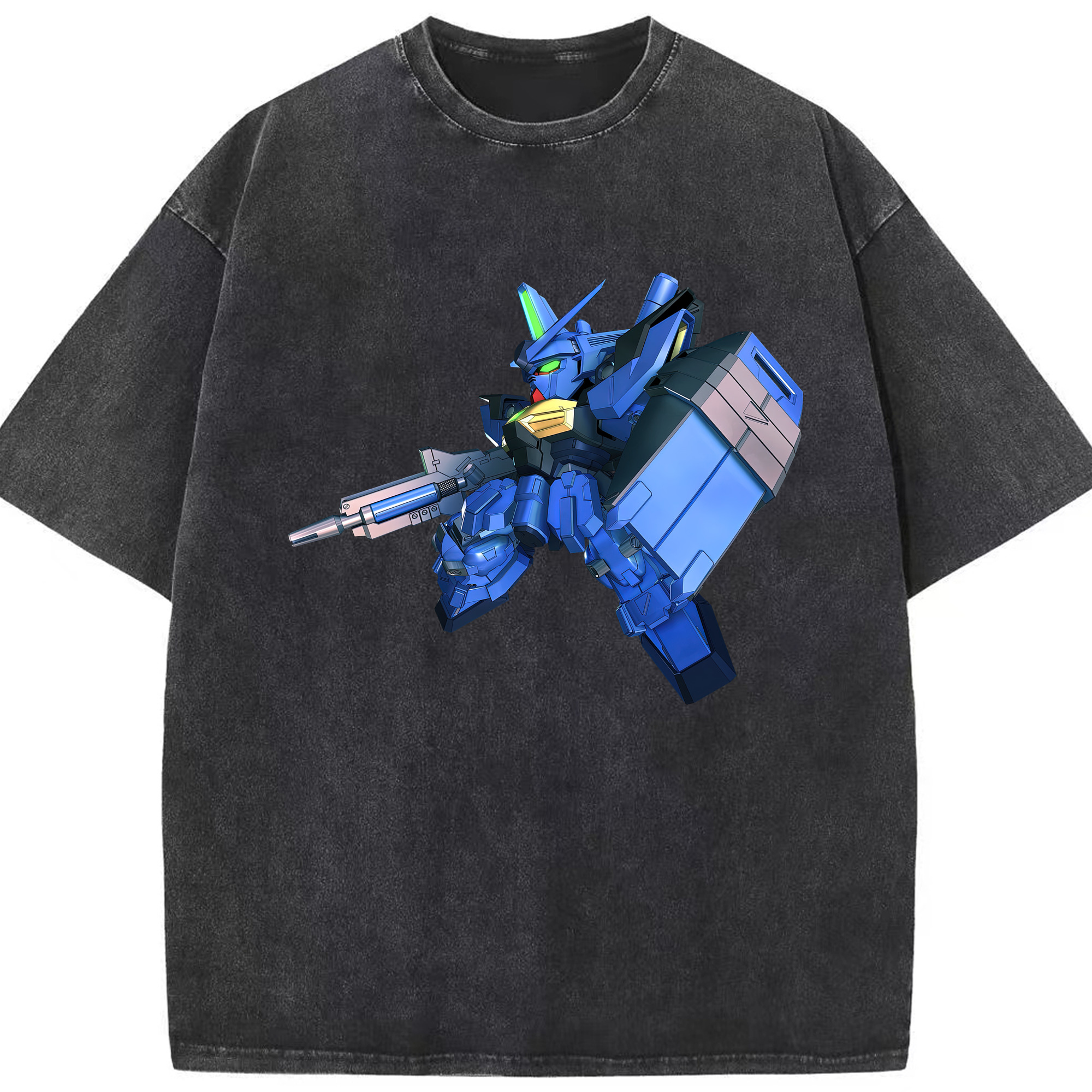 （画像用） 機動戦士ガンダム Mobile Suit Gundam 綿100% ヴィンテージ風 半袖Tシャツ（フロントプリント）
