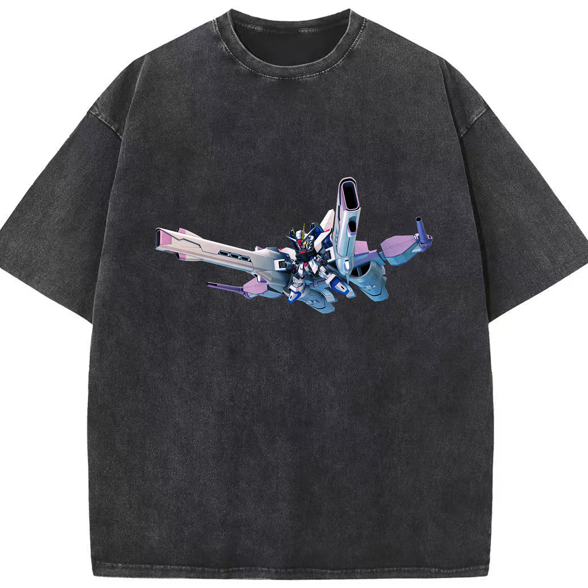 （画像用） 機動戦士ガンダム Mobile Suit Gundam 綿100% ヴィンテージ風 半袖Tシャツ（フロントプリント）