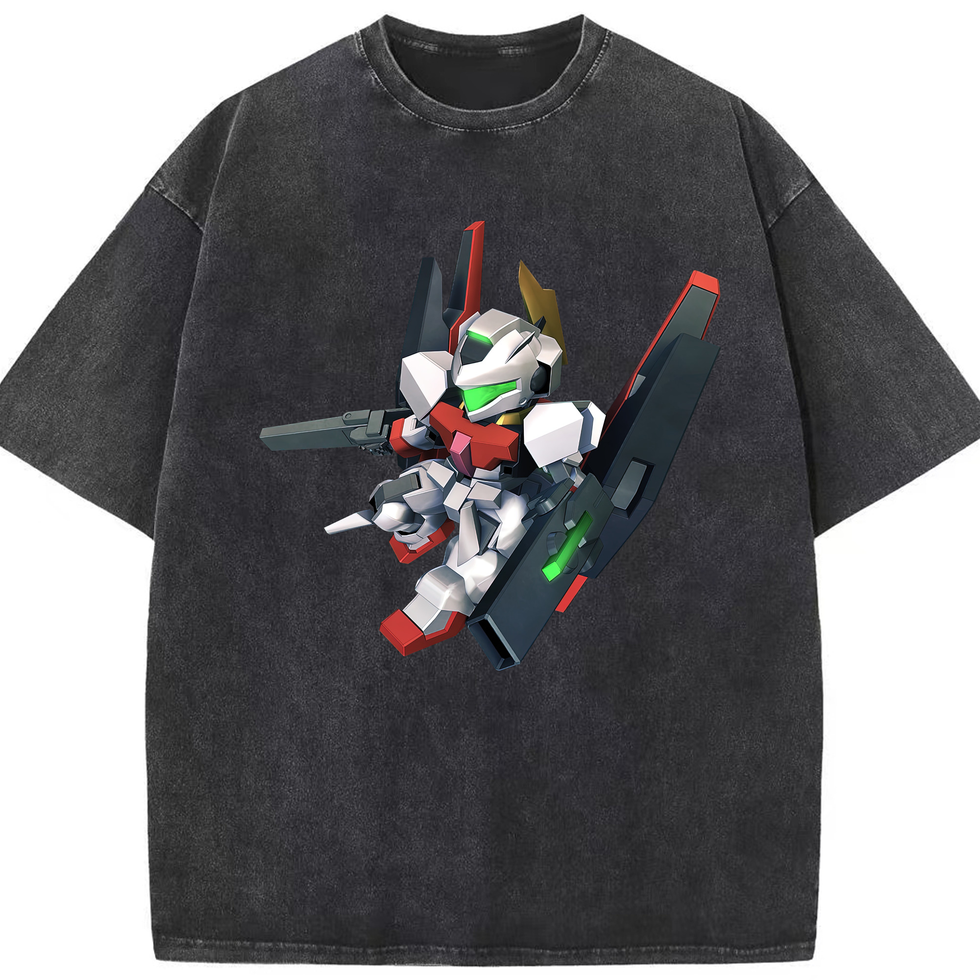 （画像用） 機動戦士ガンダム Mobile Suit Gundam 綿100% ヴィンテージ風 半袖Tシャツ（フロントプリント）