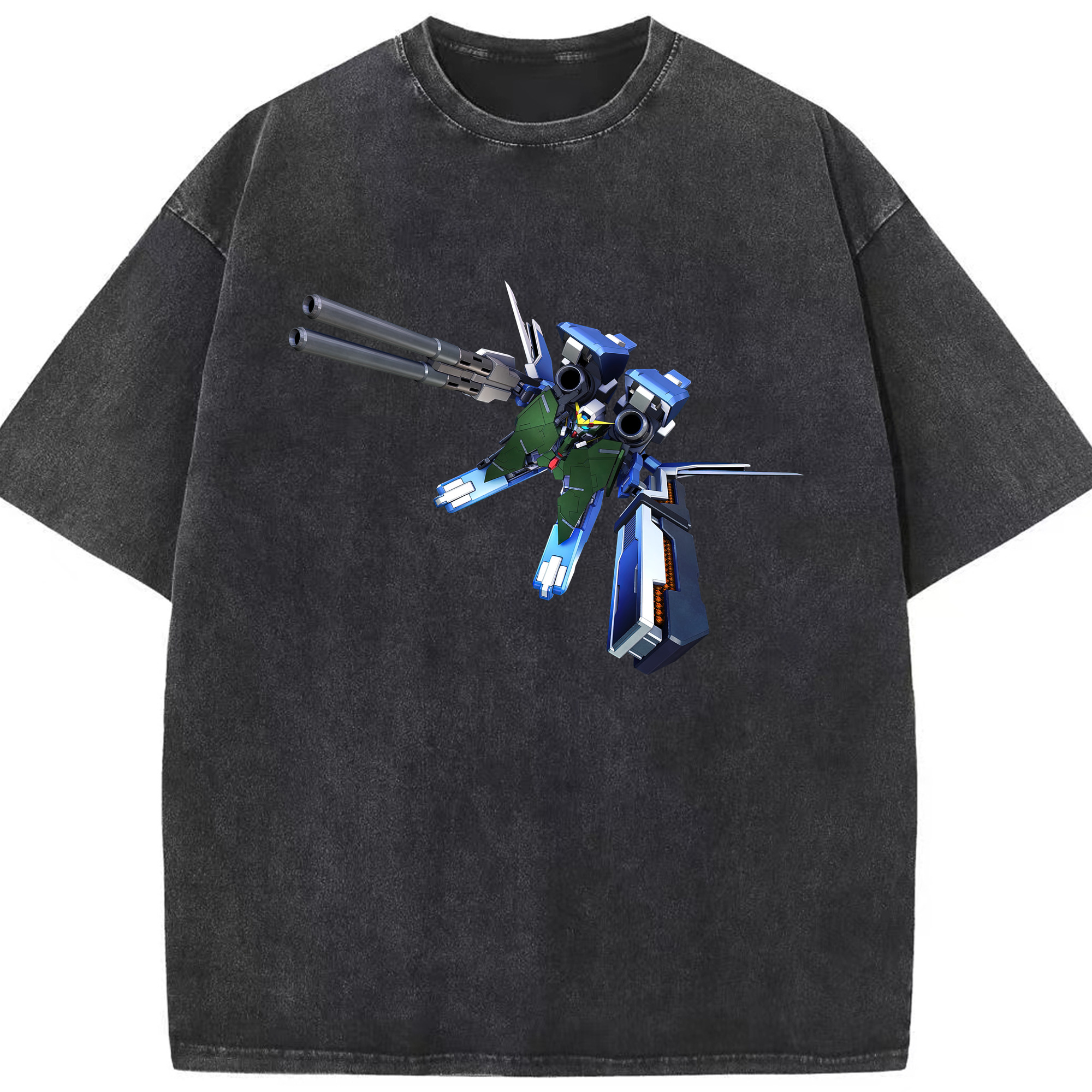 （画像用） 機動戦士ガンダム Mobile Suit Gundam 綿100% ヴィンテージ風 半袖Tシャツ（フロントプリント）