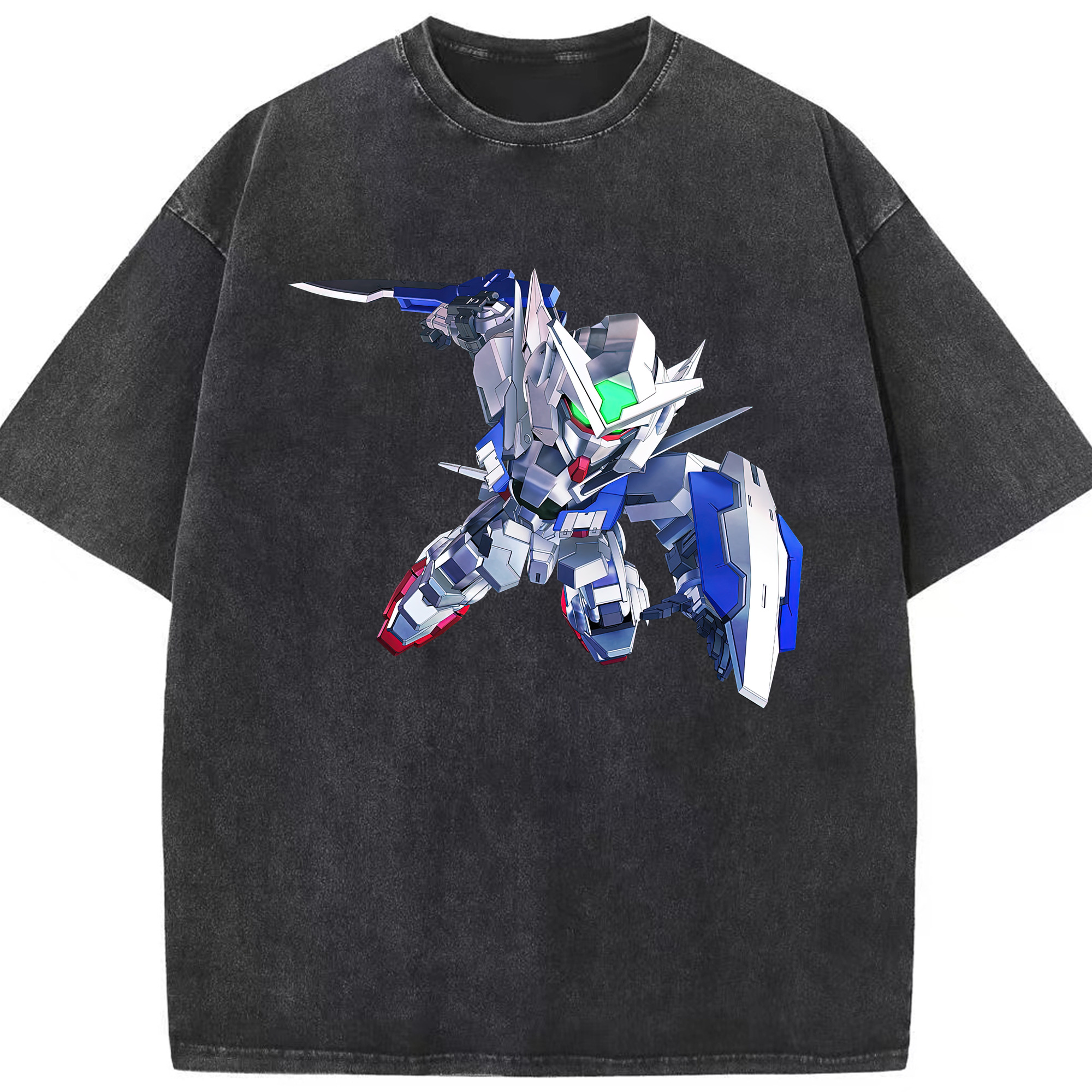 （画像用） 機動戦士ガンダム Mobile Suit Gundam 綿100% ヴィンテージ風 半袖Tシャツ（フロントプリント）