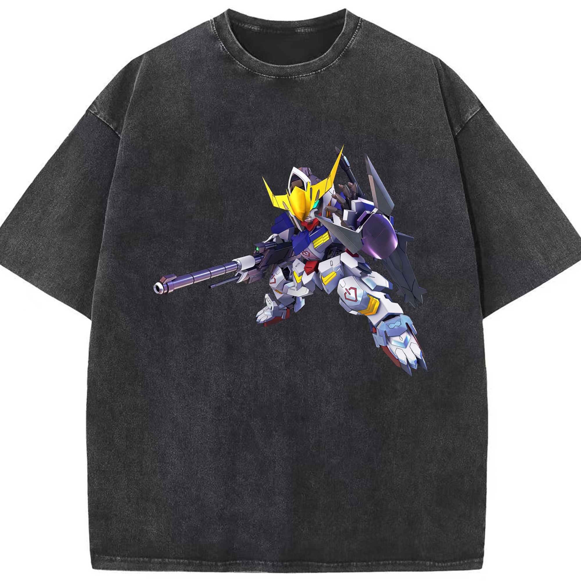 （画像用） 機動戦士ガンダム Mobile Suit Gundam 綿100% ヴィンテージ風 半袖Tシャツ（フロントプリント）