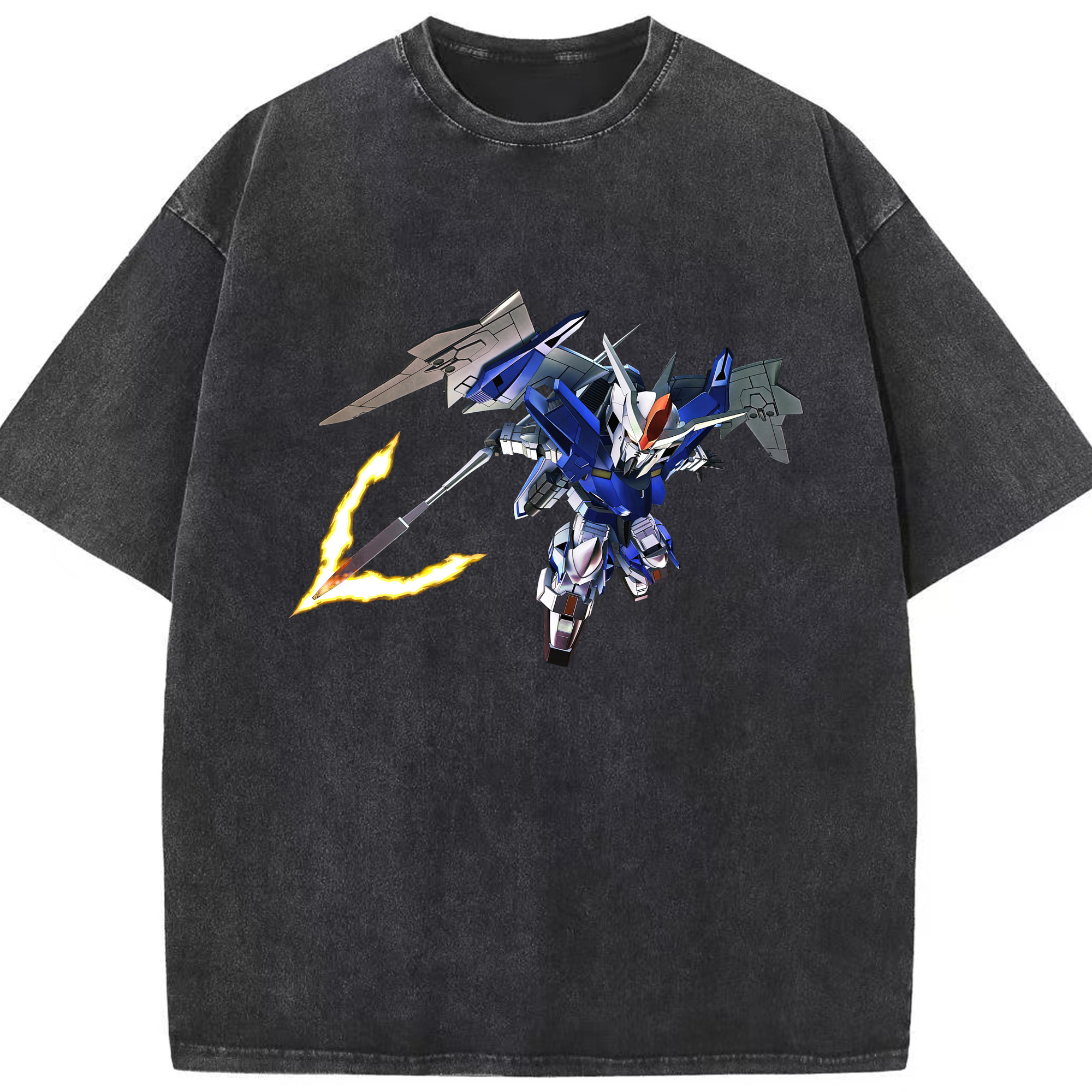 （画像用） 機動戦士ガンダム Mobile Suit Gundam 綿100% ヴィンテージ風 半袖Tシャツ（フロントプリント）