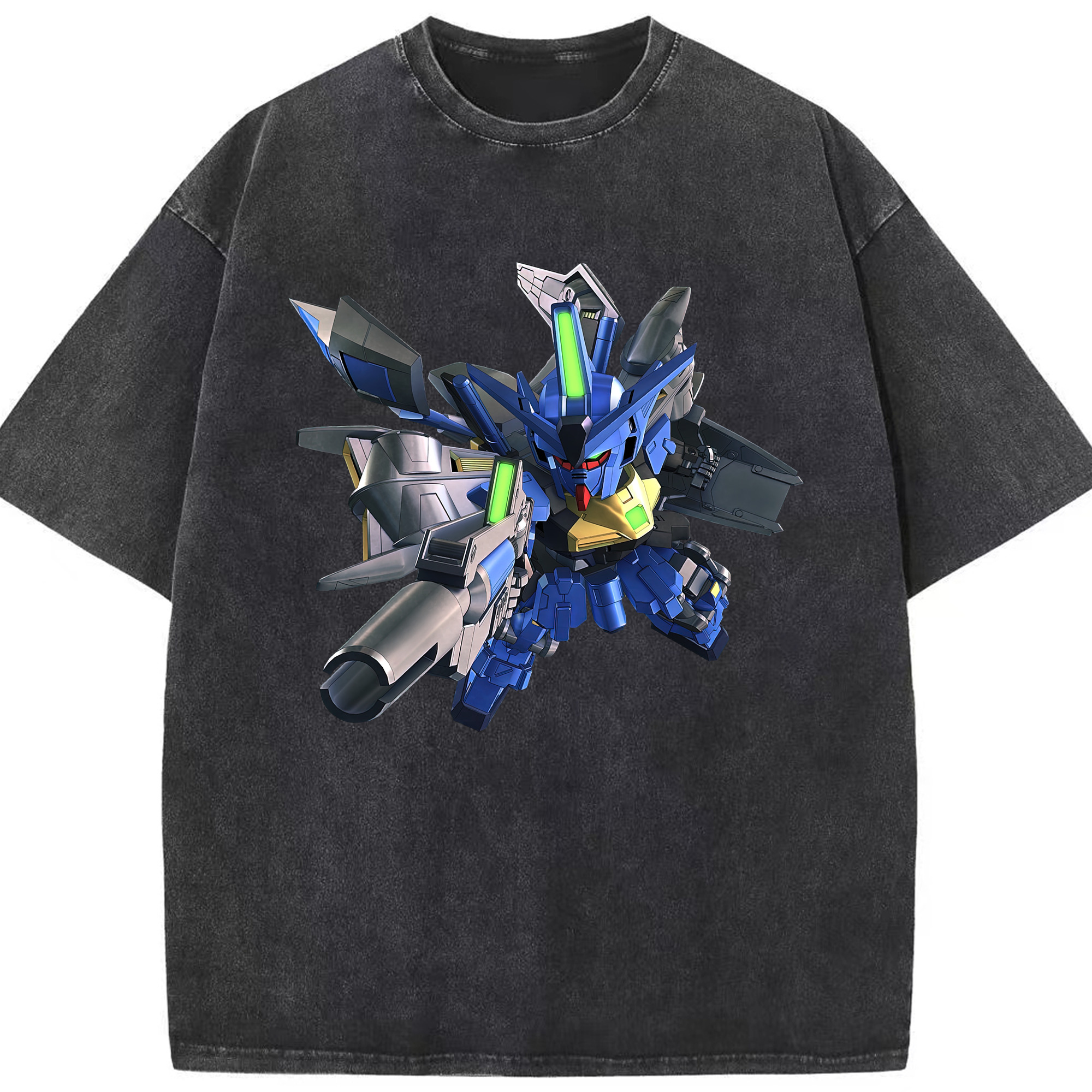 （画像用） 機動戦士ガンダム Mobile Suit Gundam 綿100% ヴィンテージ風 半袖Tシャツ（フロントプリント）