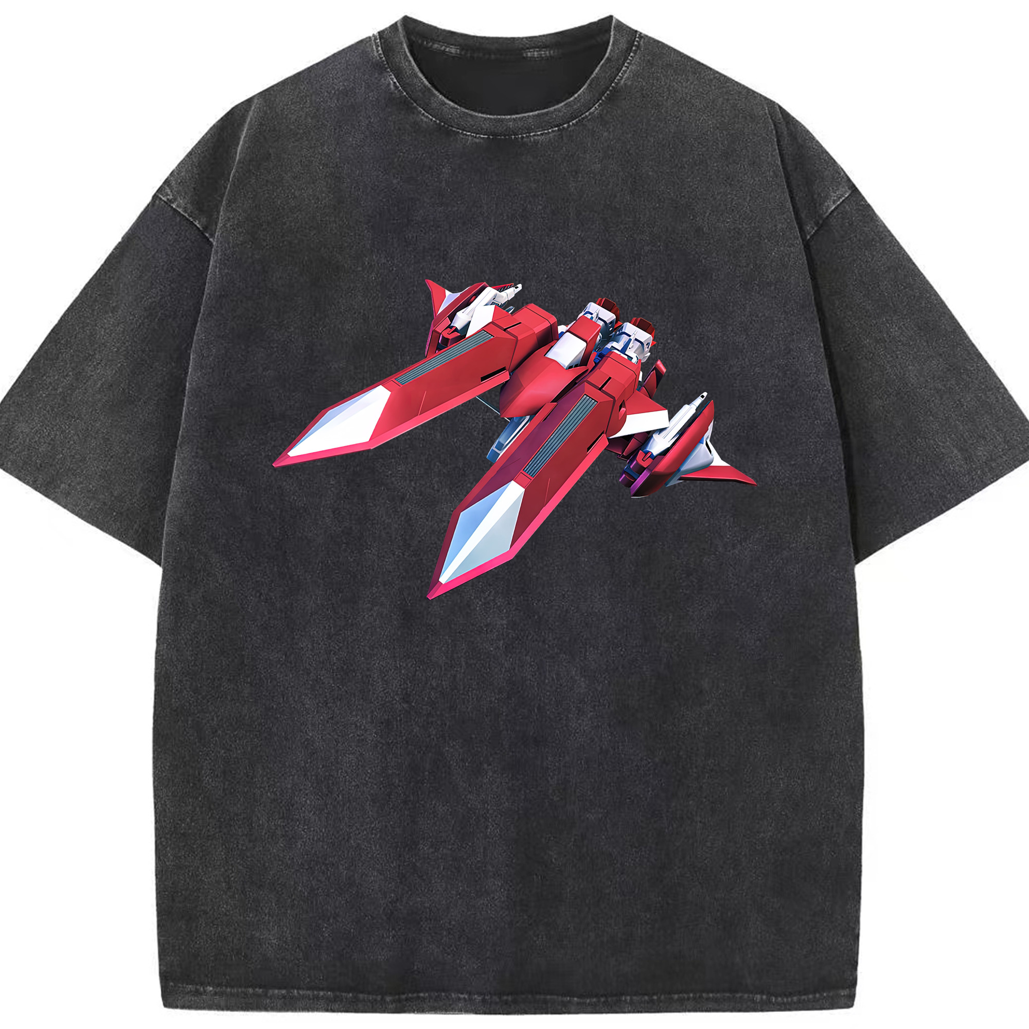 （画像用） 機動戦士ガンダム Mobile Suit Gundam 綿100% ヴィンテージ風 半袖Tシャツ（フロントプリント）