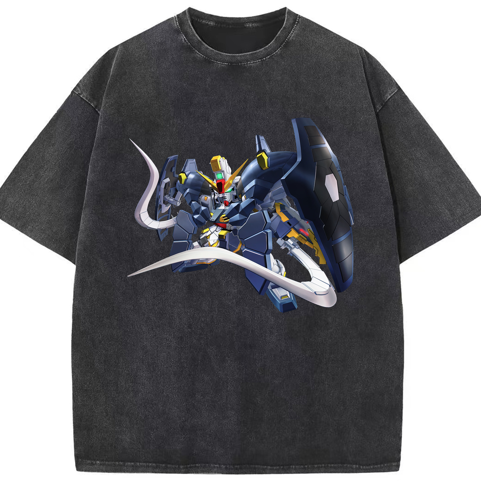 （画像用） 機動戦士ガンダム Mobile Suit Gundam 綿100% ヴィンテージ風 半袖Tシャツ（フロントプリント）
